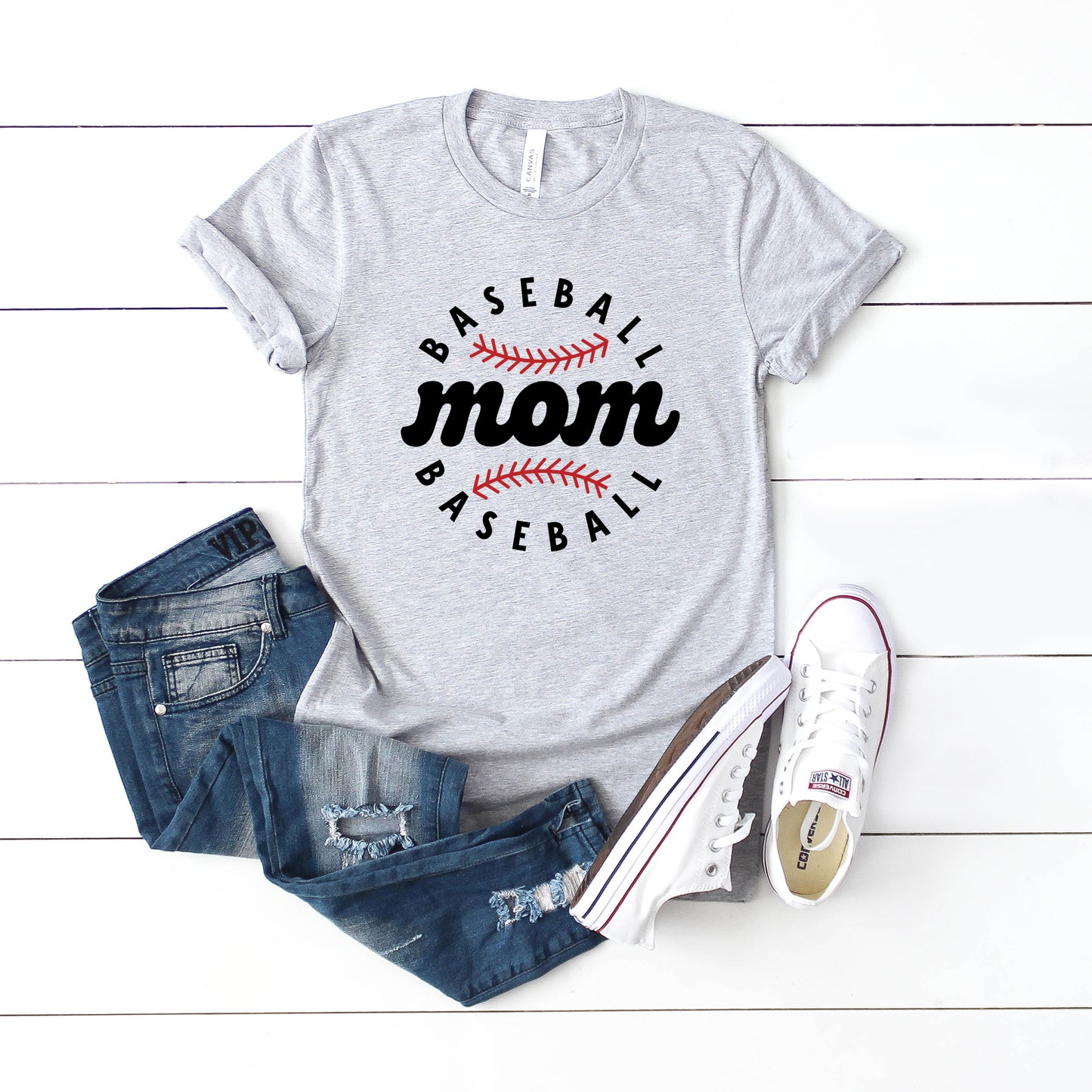 Baseball Mom Baseball | Short Sleeve Graphic Tee