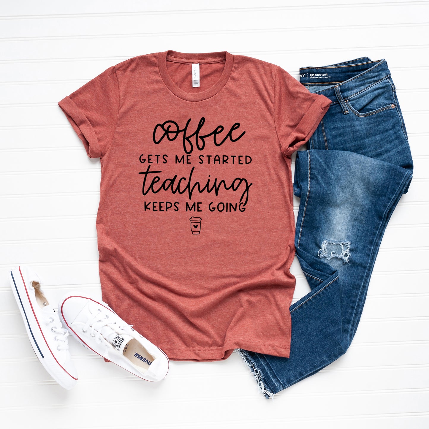 Keeps Me Going Coffee | Short Sleeve Graphic Tee
