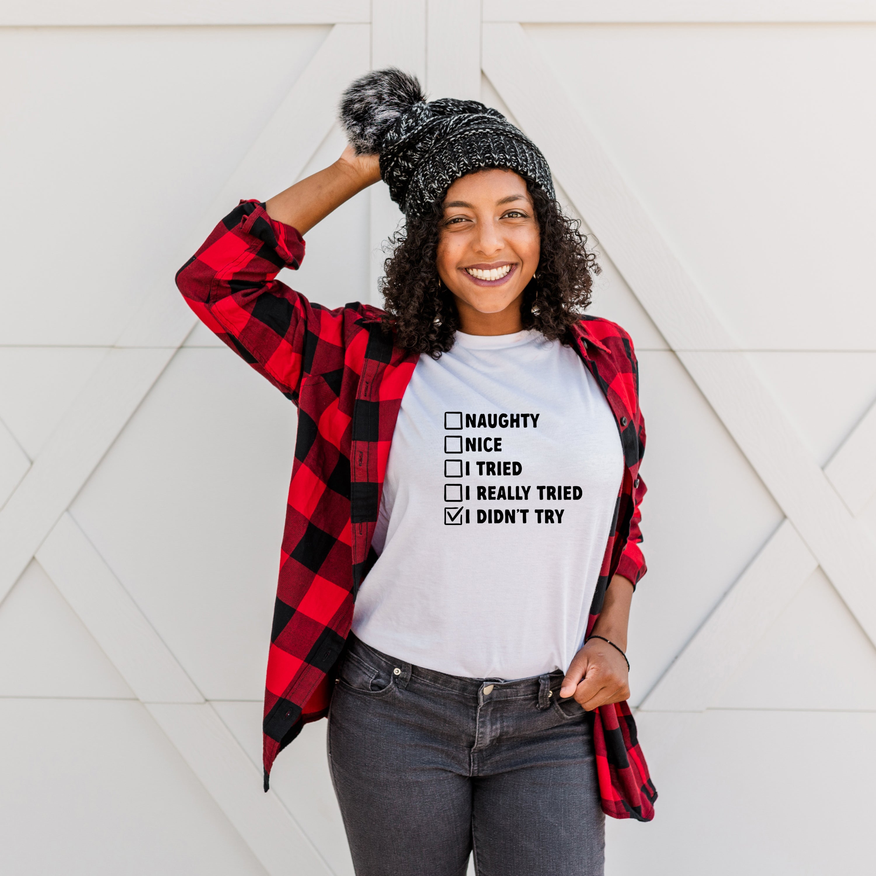 I Didn't Try Nice List | Short Sleeve Graphic Tee