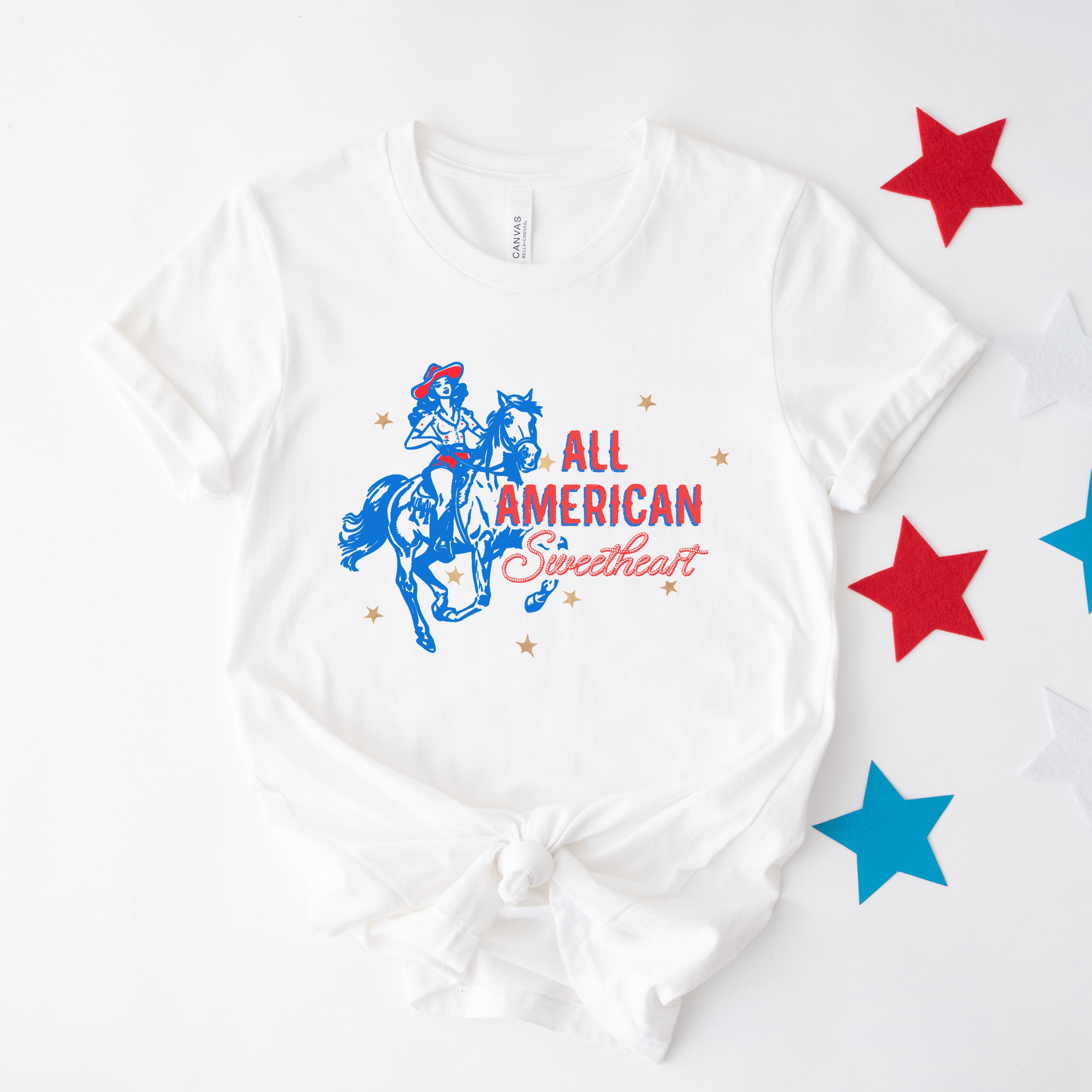 Western All American Sweetheart | Short Sleeve Graphic Tee