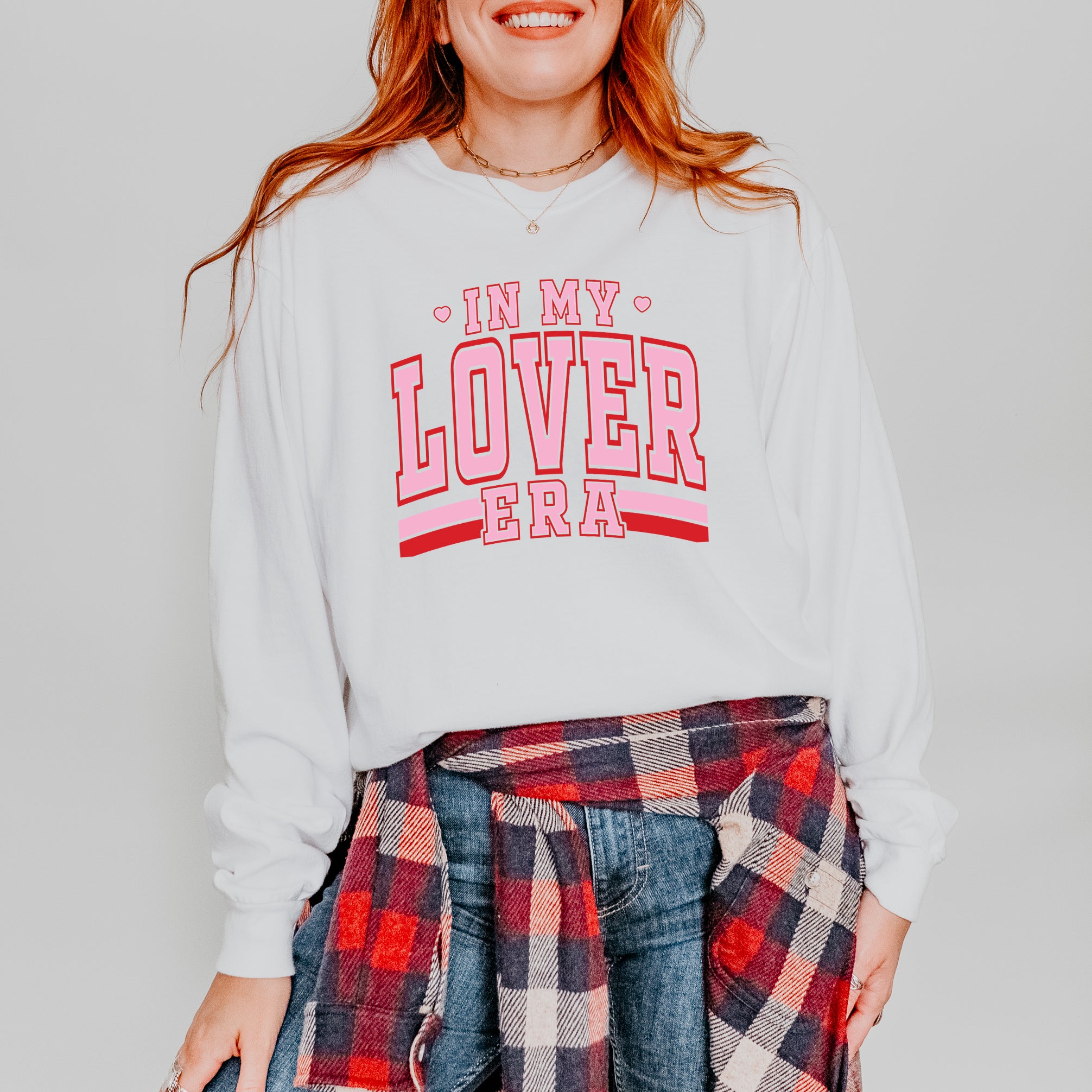 In My Lover Era Varsity | Garment Dyed Long Sleeve