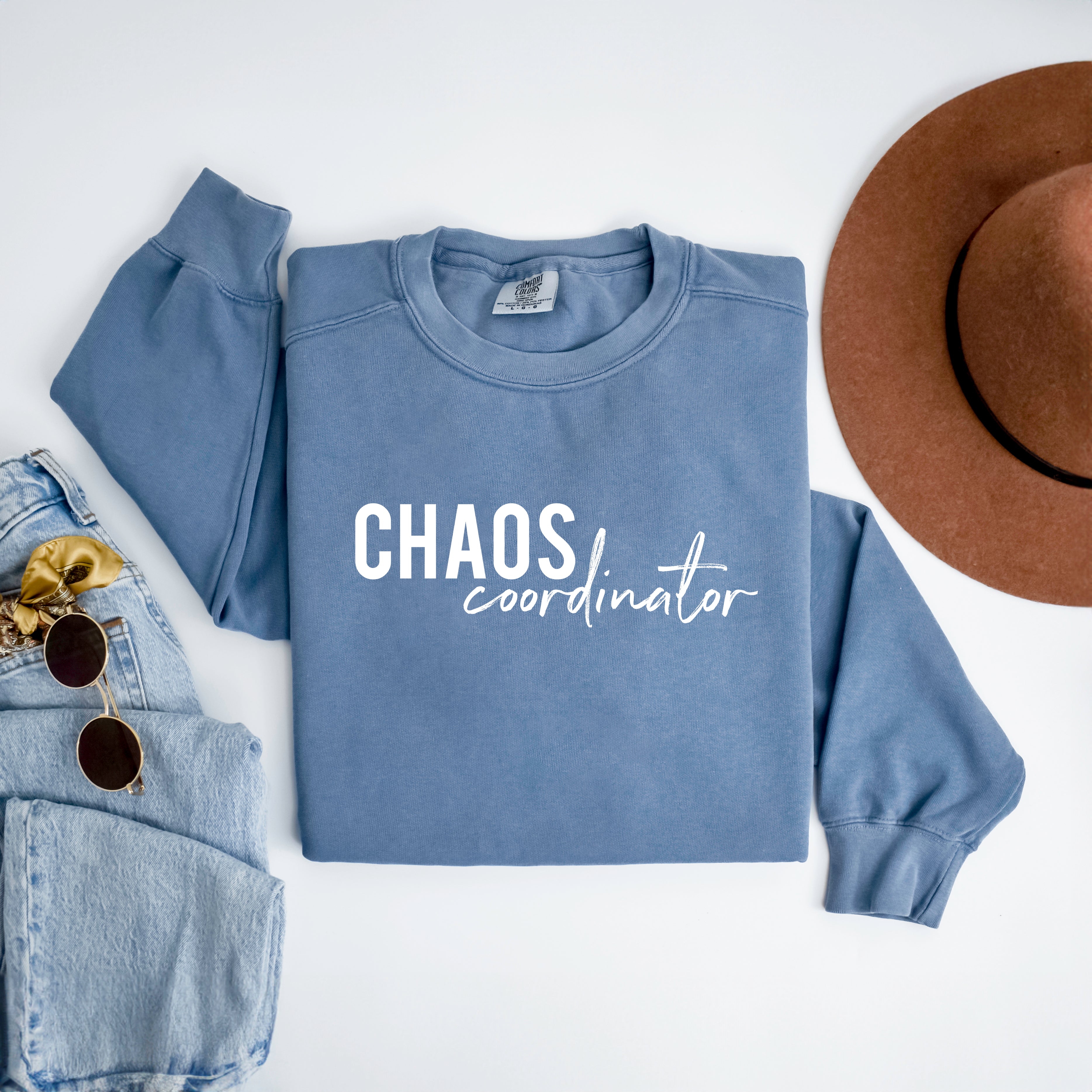 Chaos Coordinator | Garment Dyed Sweatshirt