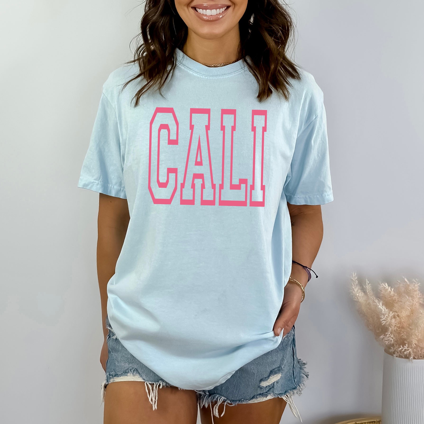 Cali Bold | Garment Dyed Short Sleeve Tee