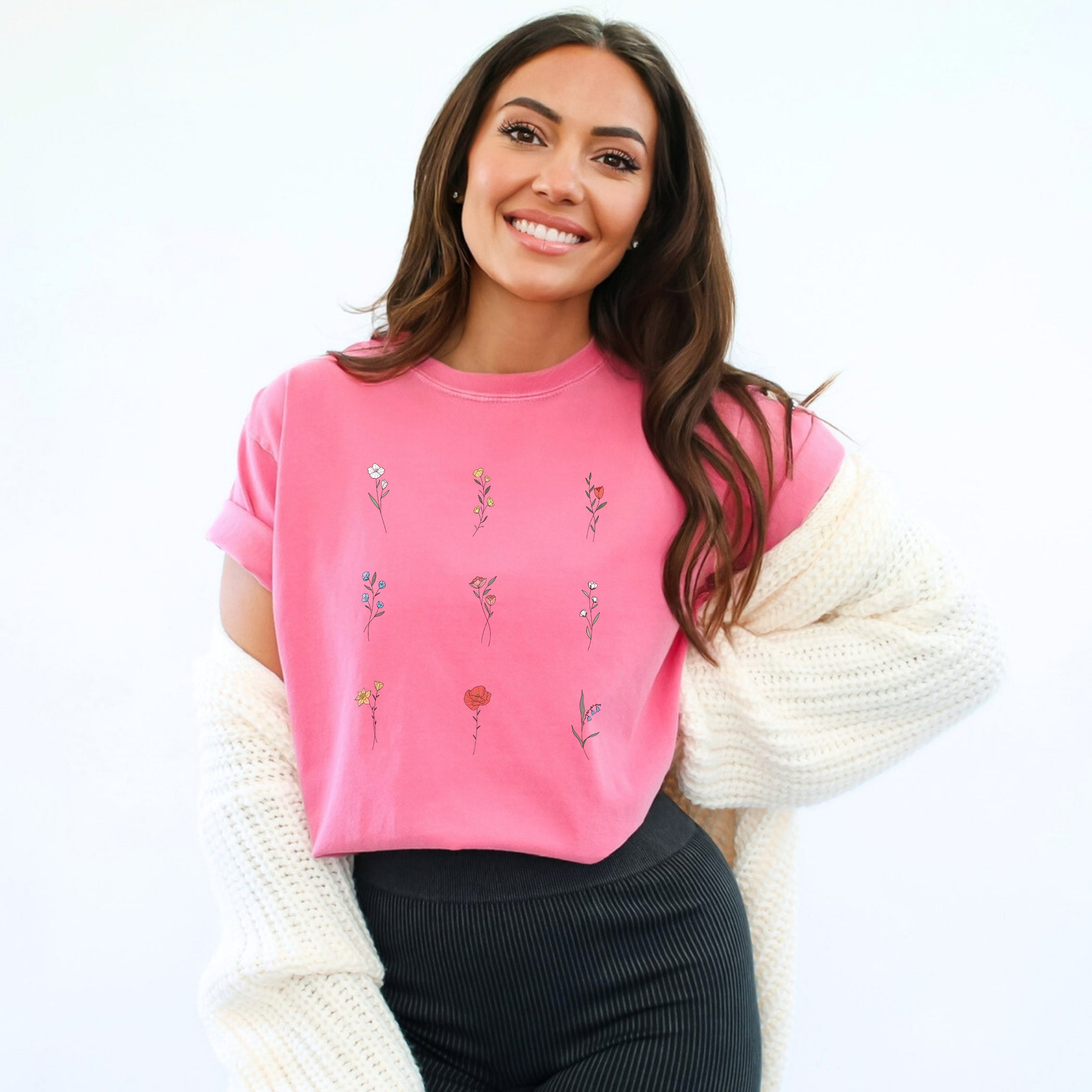 Wildflower Chart | Garment Dyed Short Sleeve Tee