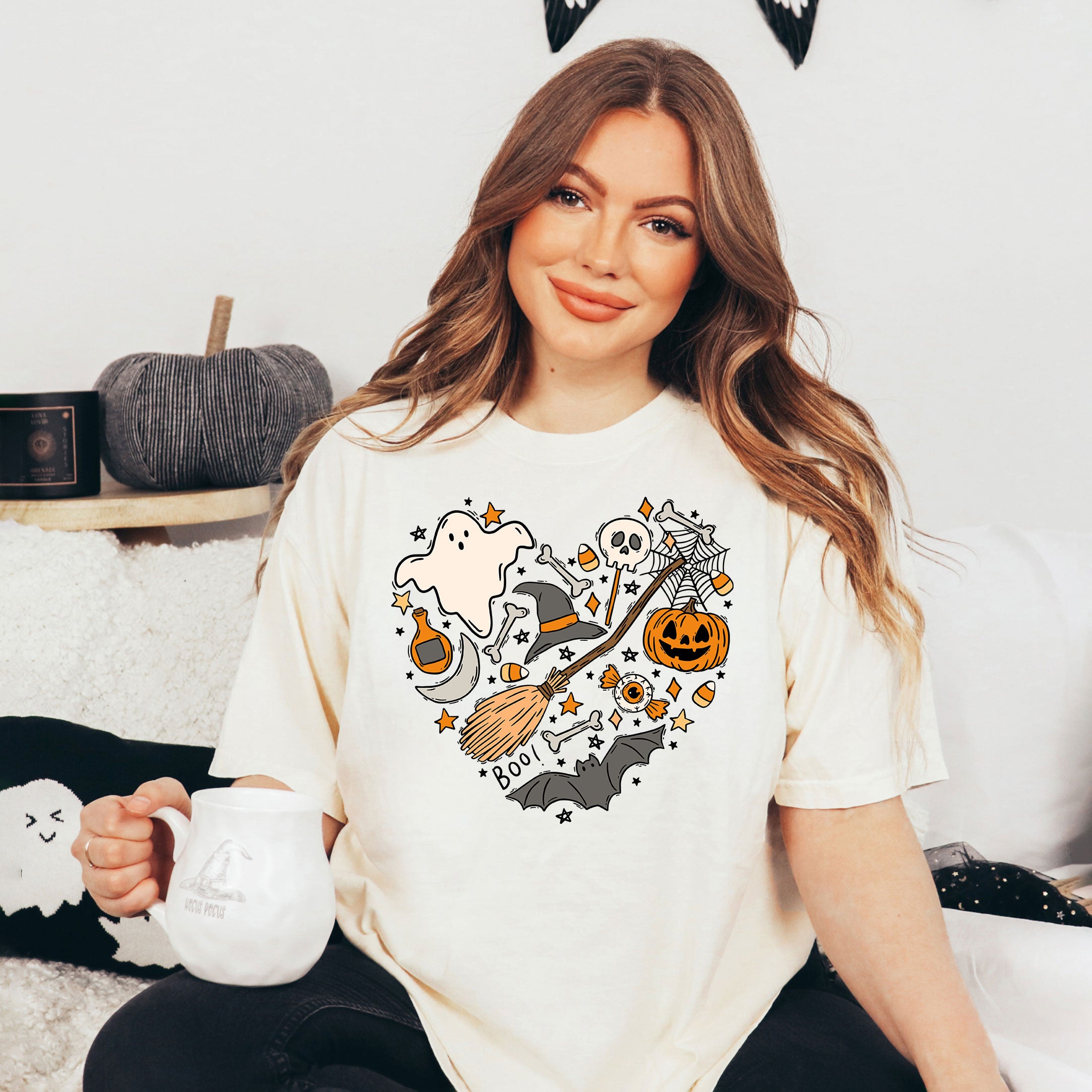 Halloween Heart | Garment Dyed Short Sleeve Tee