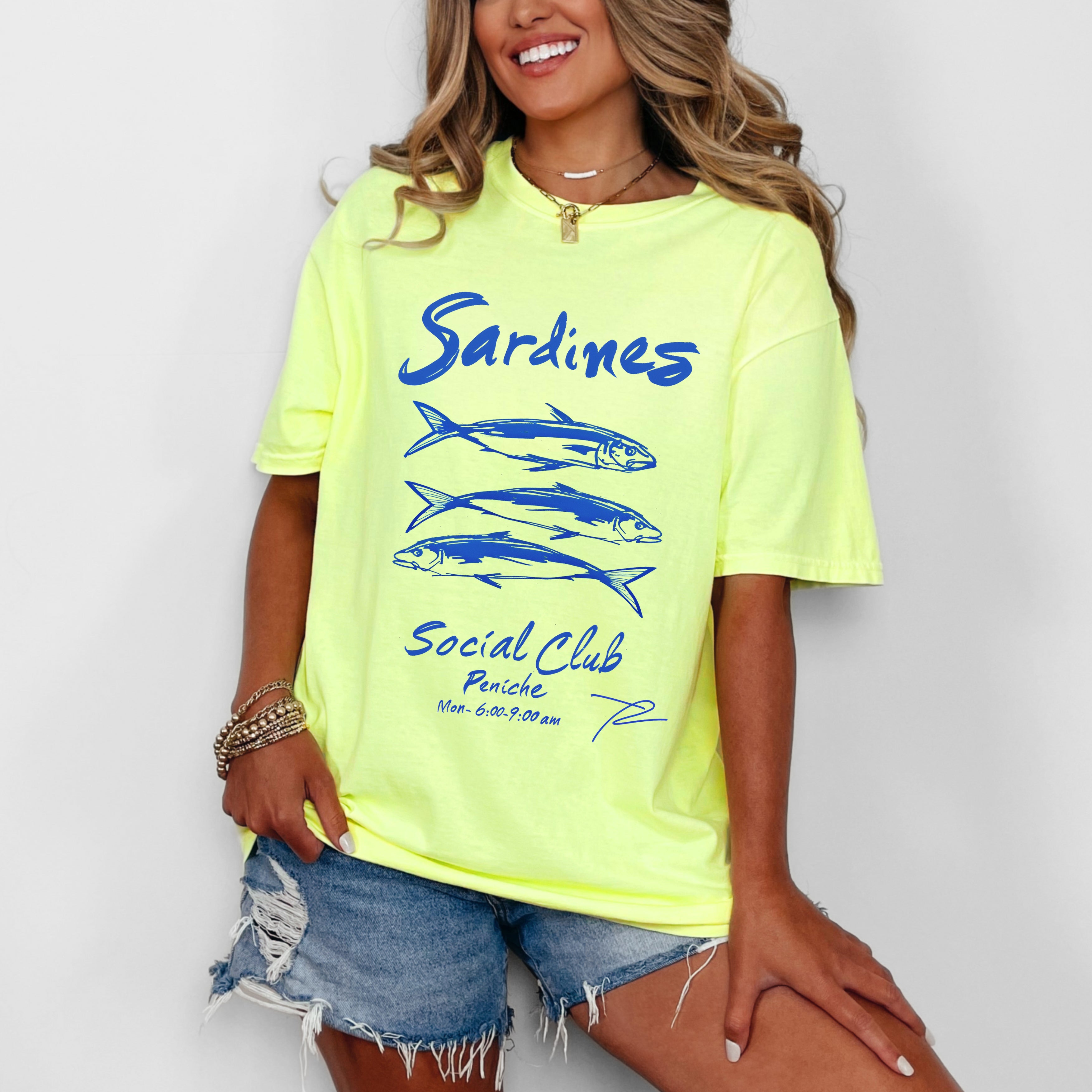 Sardines Social Club | Garment Dyed Tee