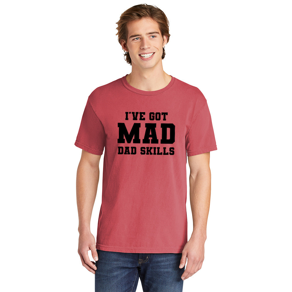 Mad Dad Skills | Men's Garment Dyed Tee