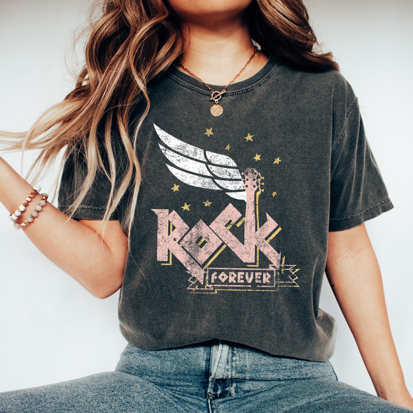 Rock Forever | Garment Dyed Short Sleeve Tee