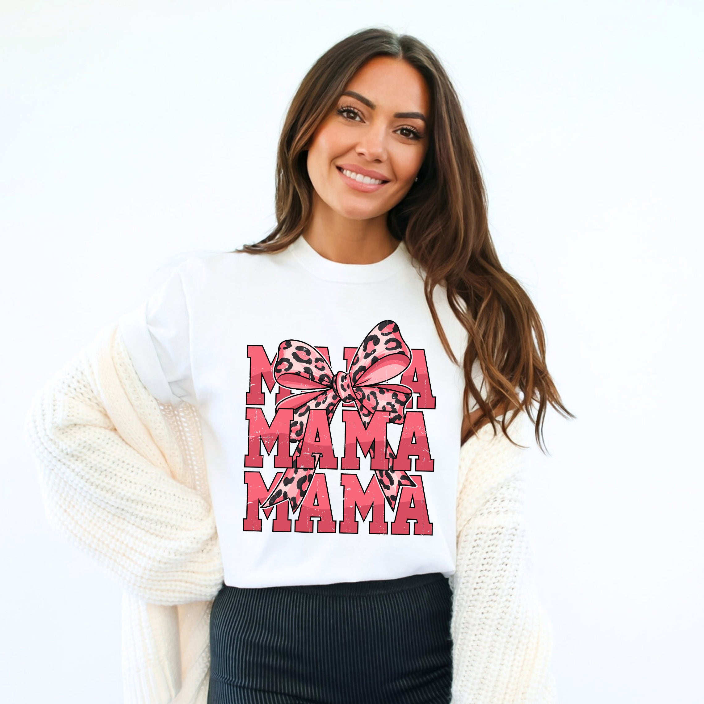 Coquette Mama Leopard | Garment Dyed Tee