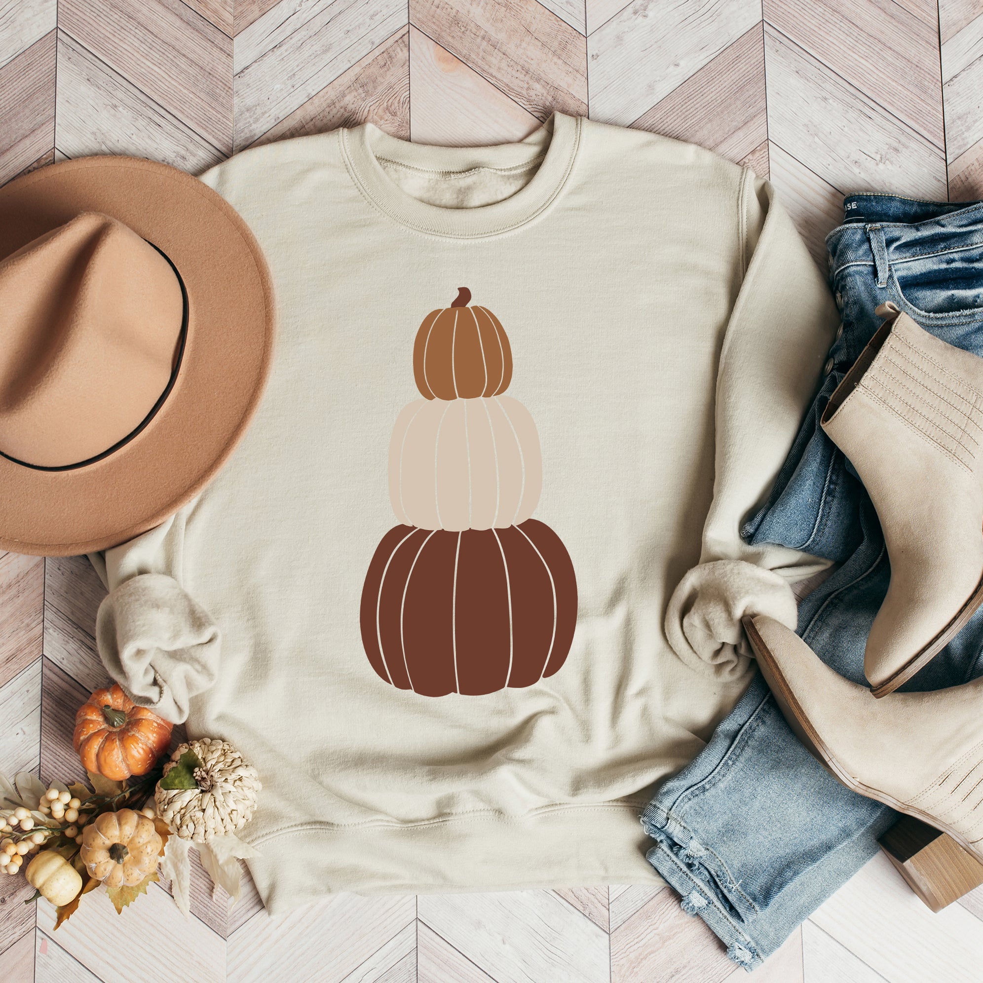 Pumpkins Stacked | Sweatshirt