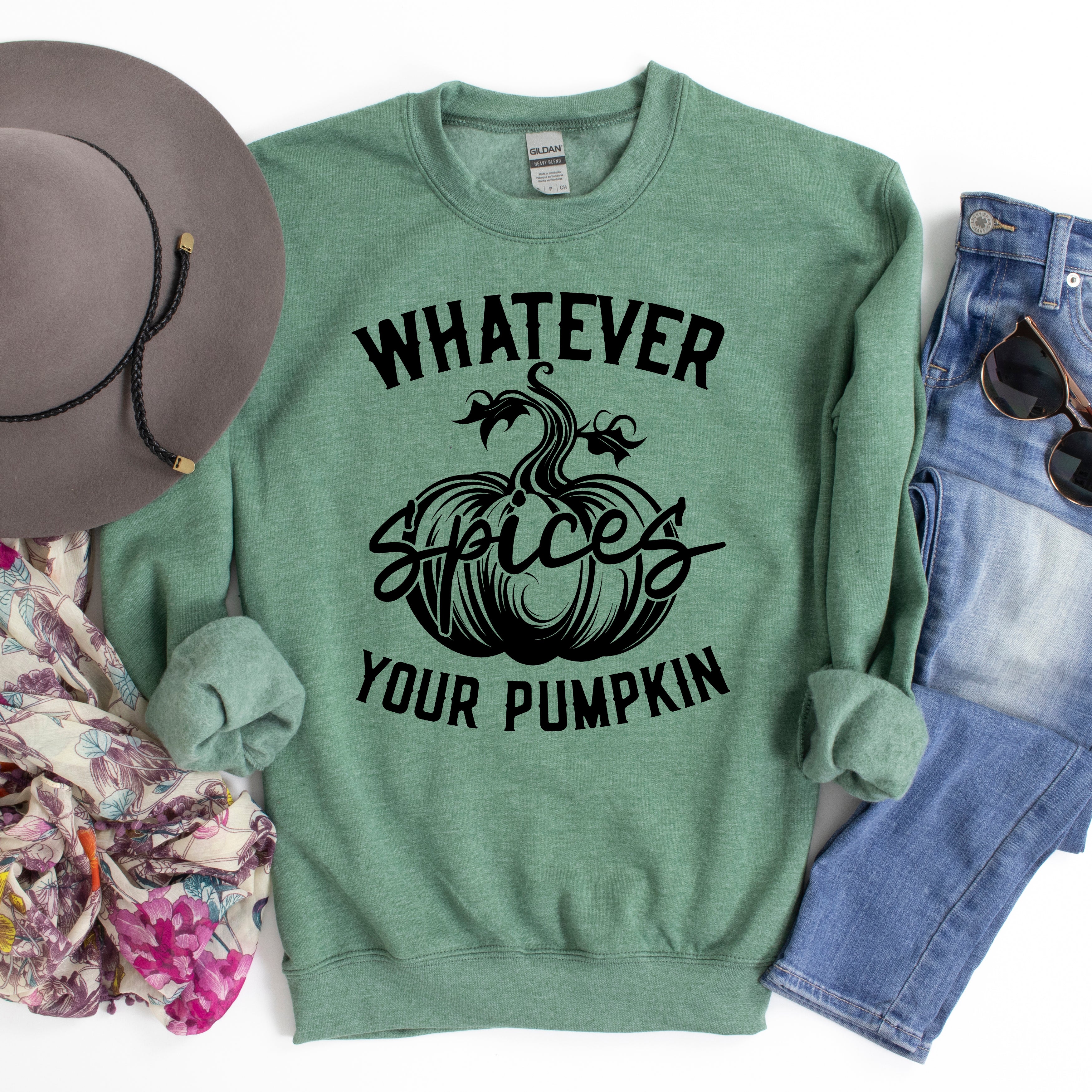 Retro Whatever Spices Your Pumpkin | Sweatshirt