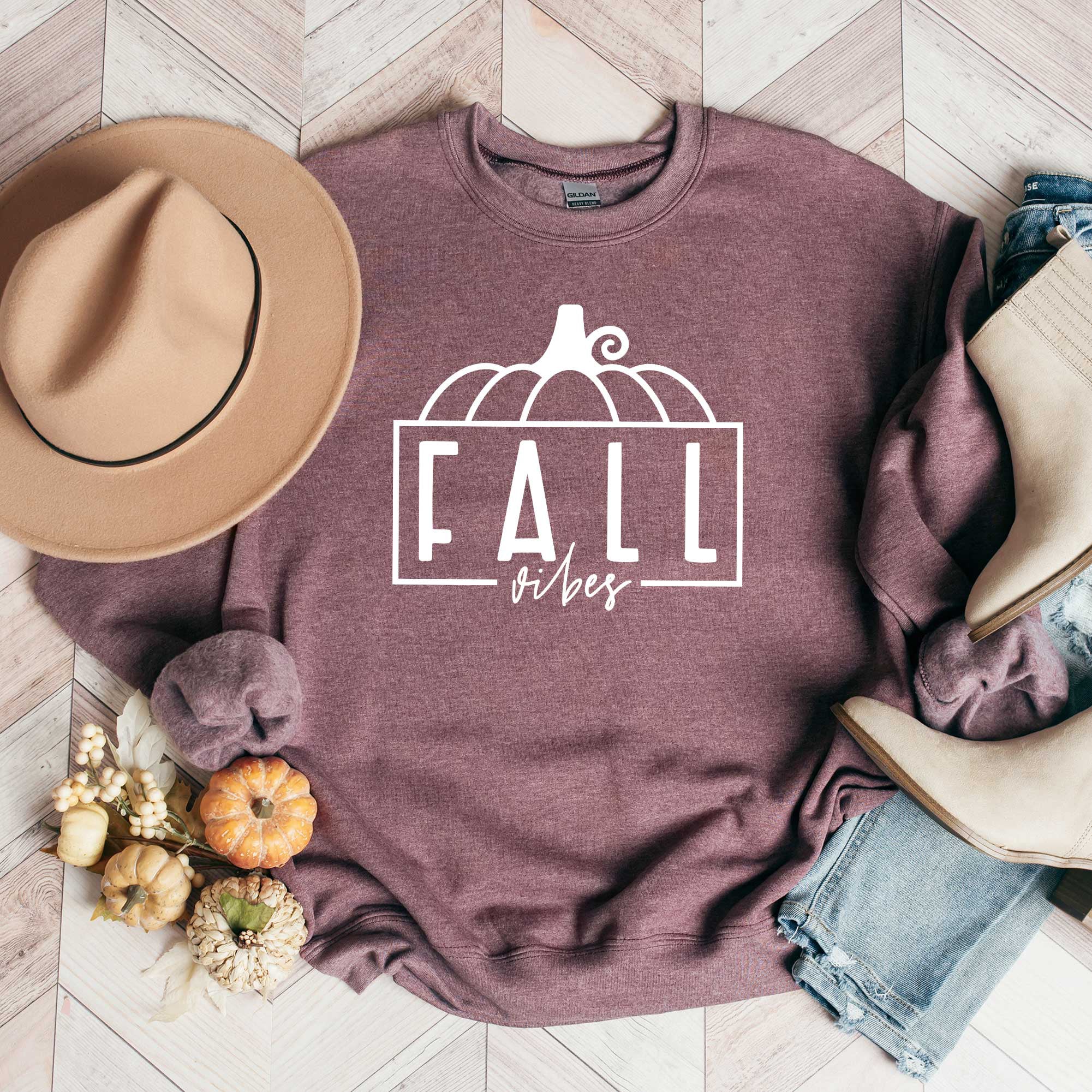Fall Vibes Pumpkin | Sweatshirt