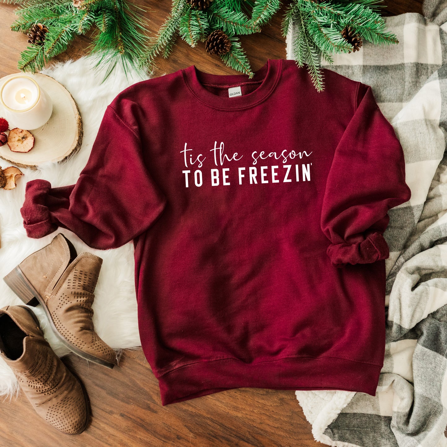 Tis The Season To Be Freezin | Sweatshirt