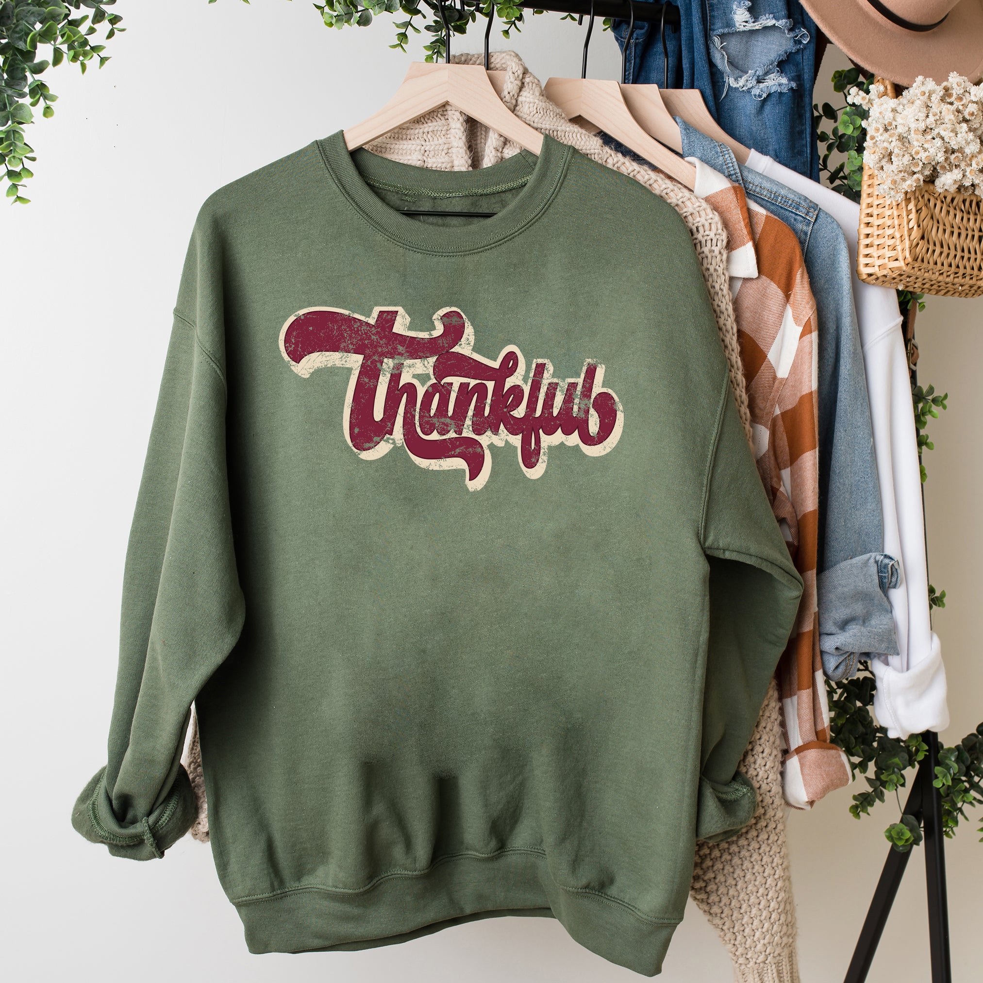 Thankful Retro | Sweatshirt