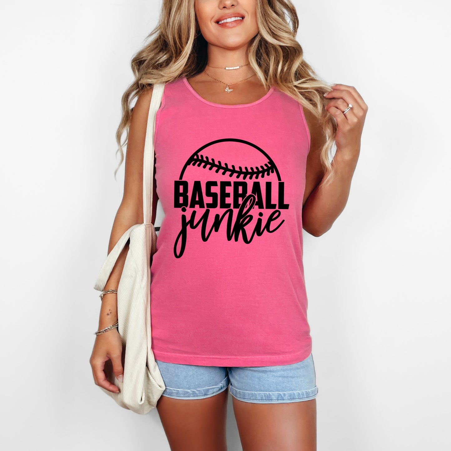 Baseball Junkie | Garment Dyed Tank