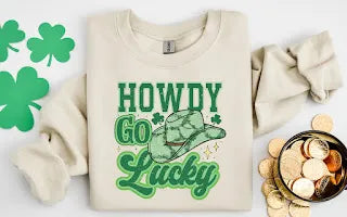 Howdy Go Lucky Cowboy Hat | Sweatshirt