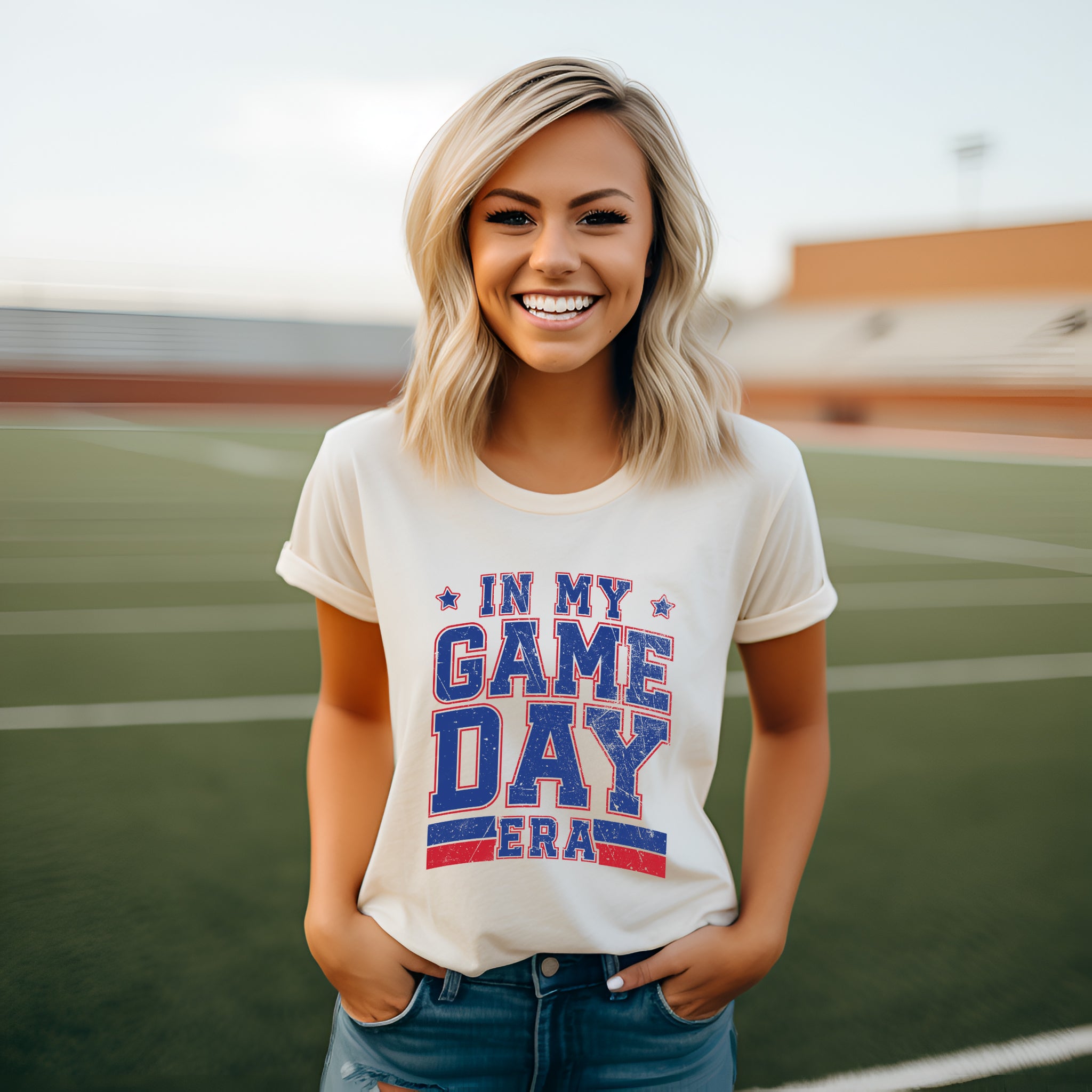In My Game Day Era - Blue | Short Sleeve Graphic Tee