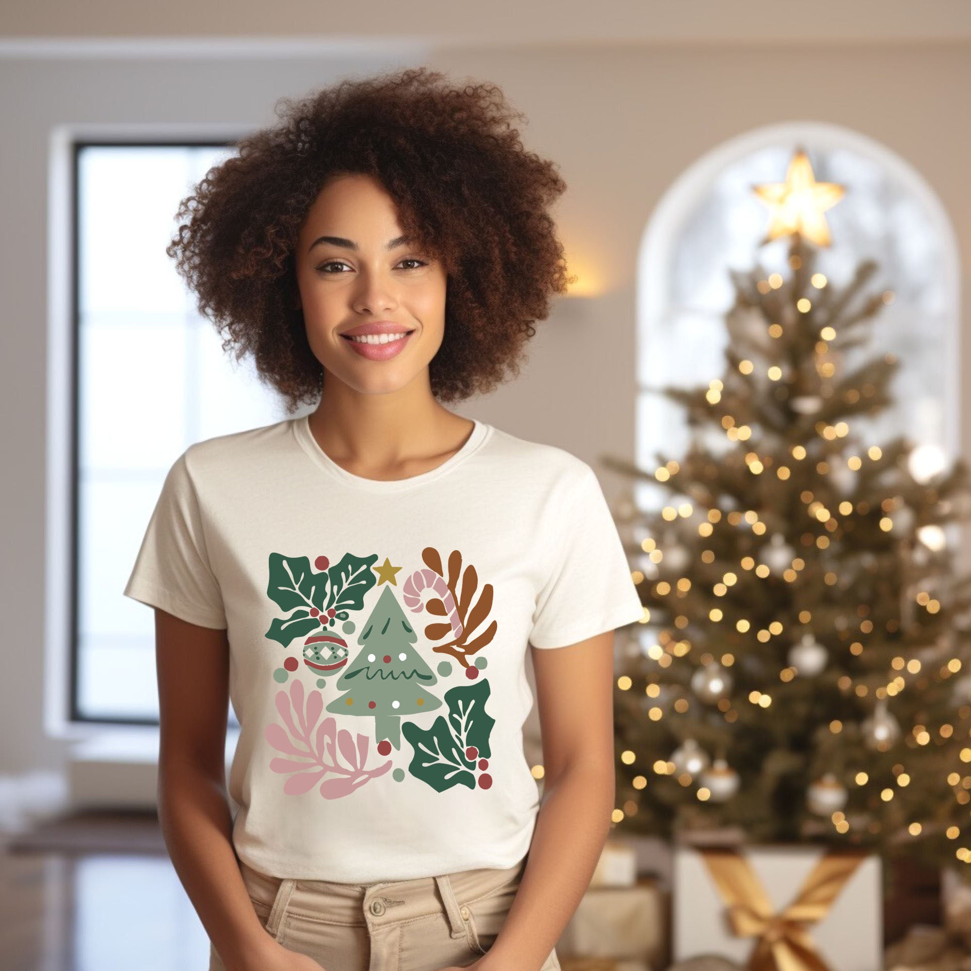 Boho Christmas | Short Sleeve Graphic Tee
