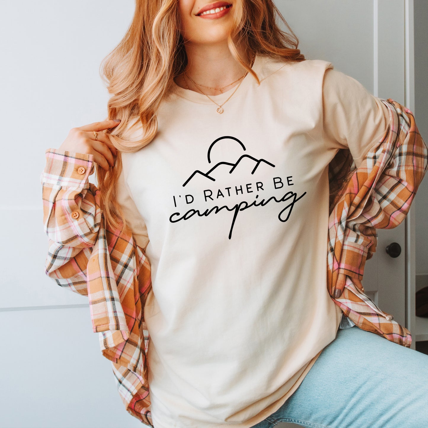 I'd Rather Be Camping | Short Sleeve Graphic Tee