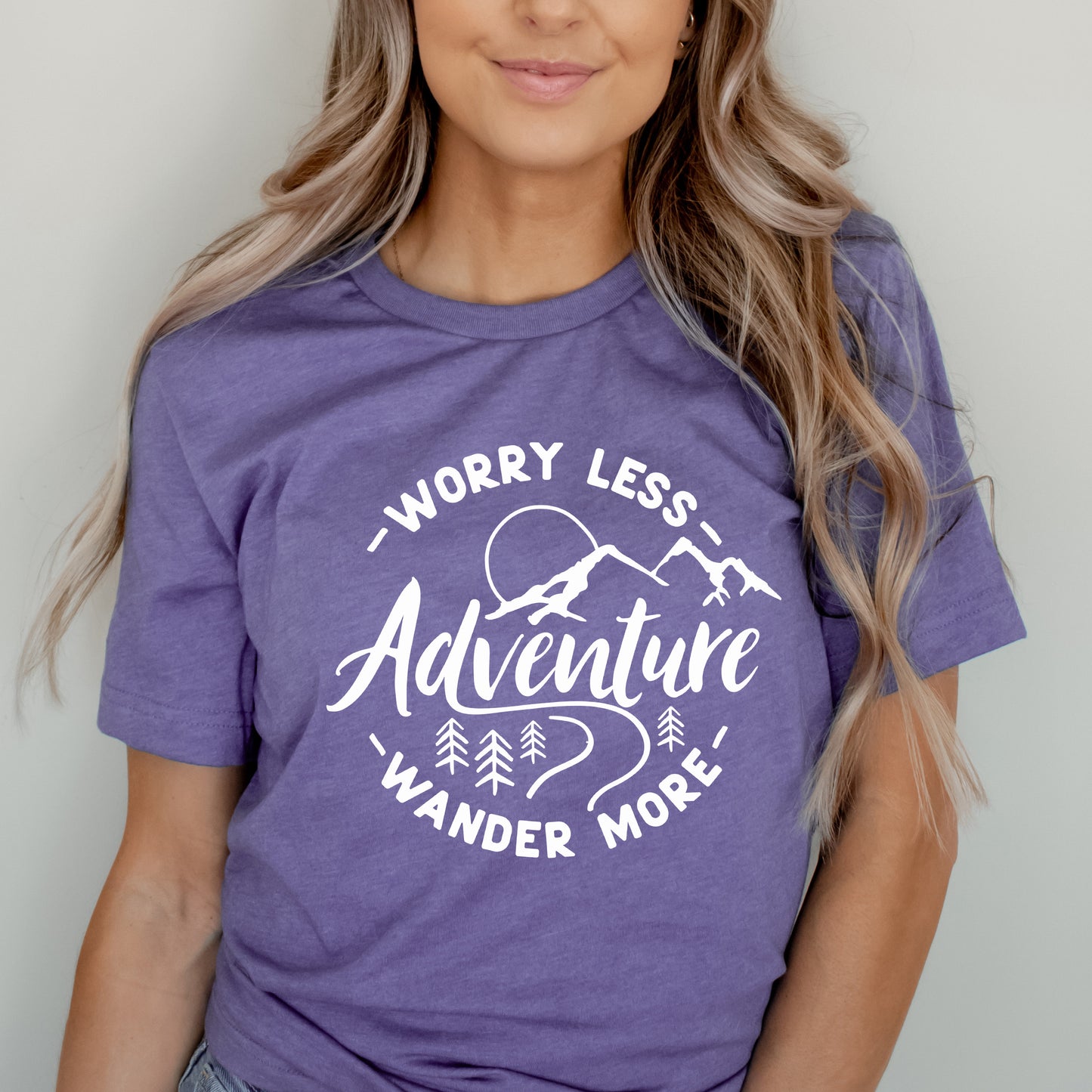 Worry Less Wander More | Short Sleeve Graphic Tee