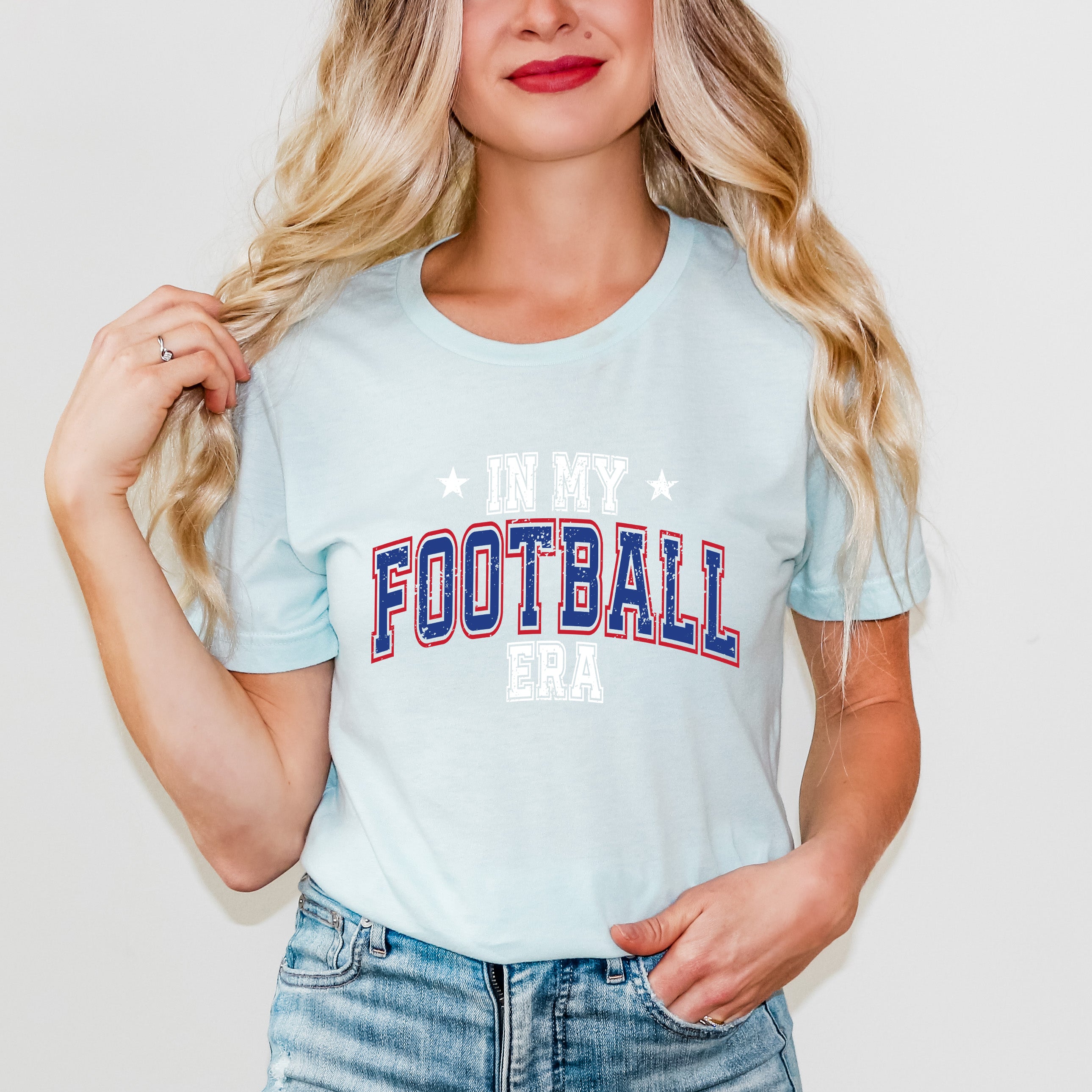 In My Football Era - Blue | Short Sleeve Graphic Tee