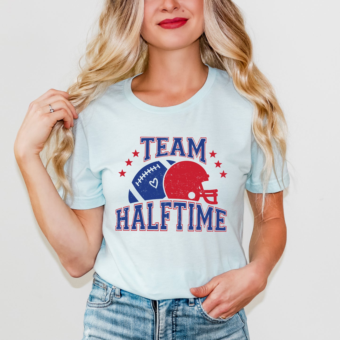 Team Halftime Distressed - Blue | Short Sleeve Graphic Tee
