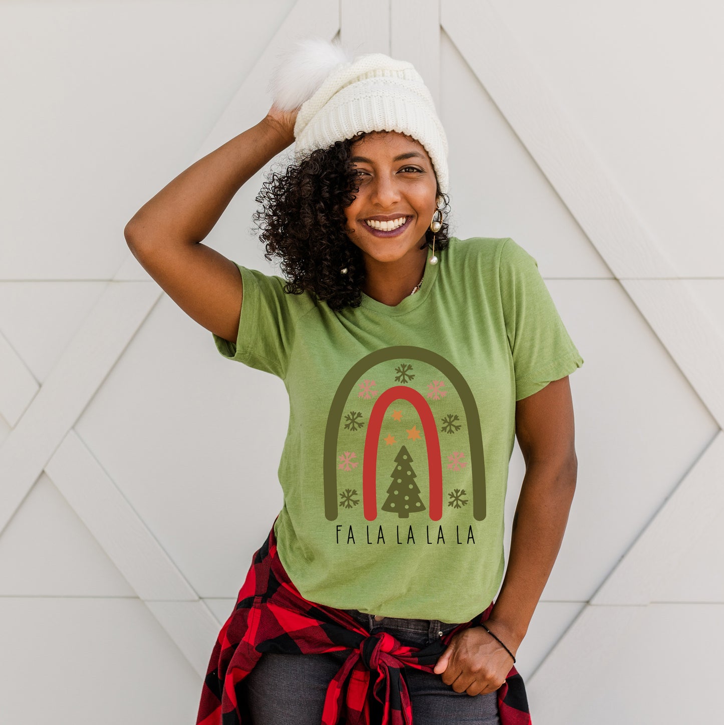 Boho Fa La La Rainbow | Short Sleeve Crewneck