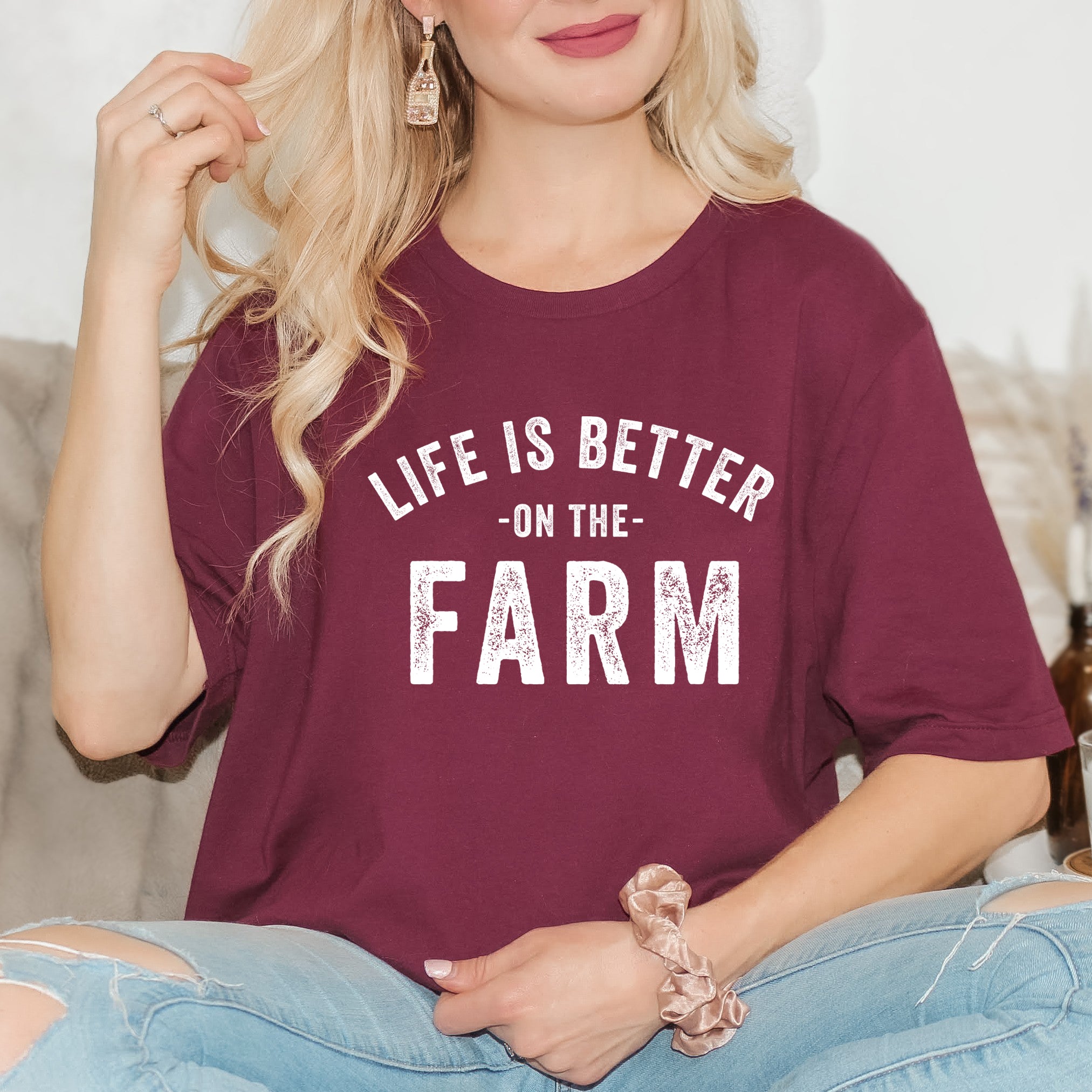 Life Is Better On The Farm | Short Sleeve Graphic Tee