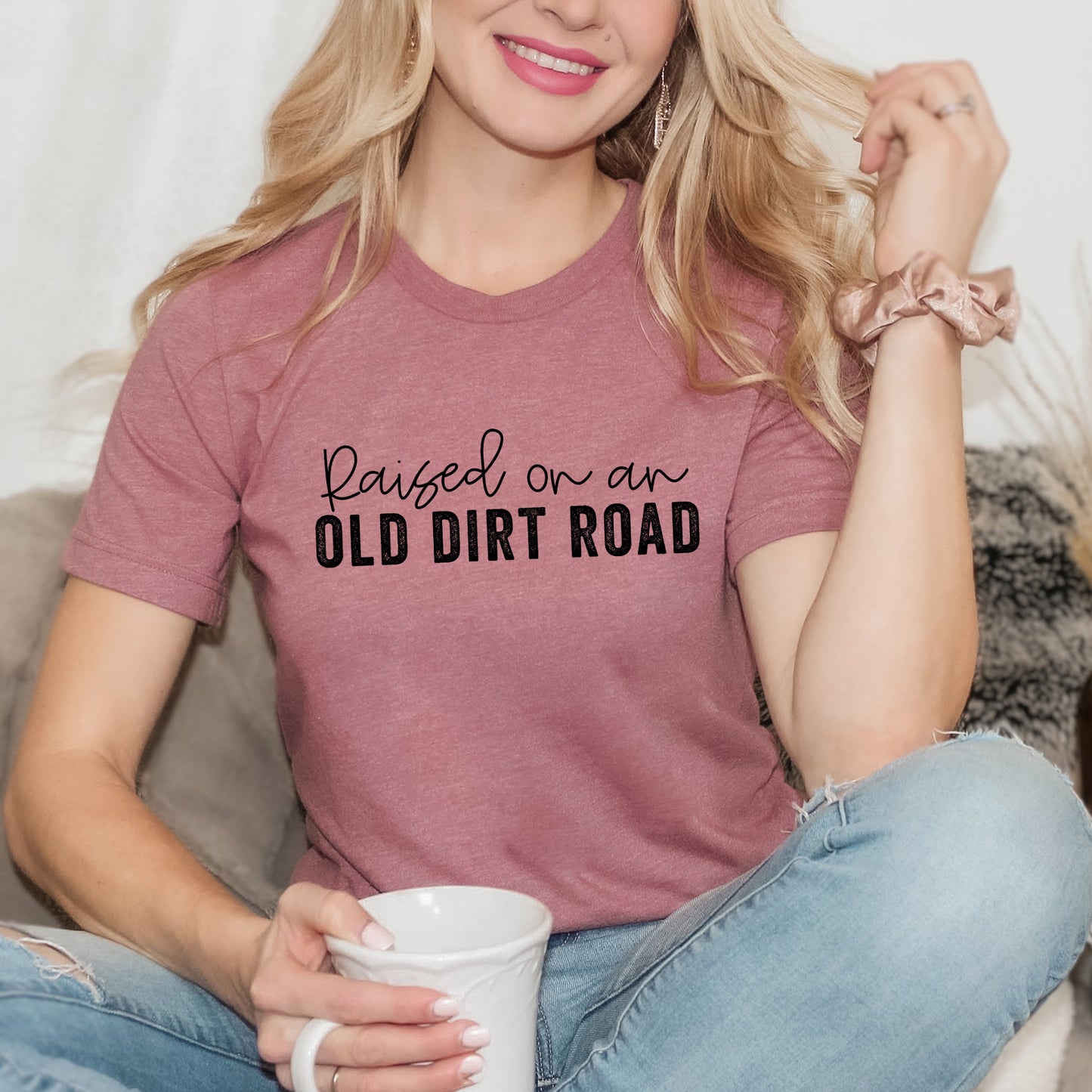 Raised On An Old Dirt Road | Short Sleeve Graphic Tee