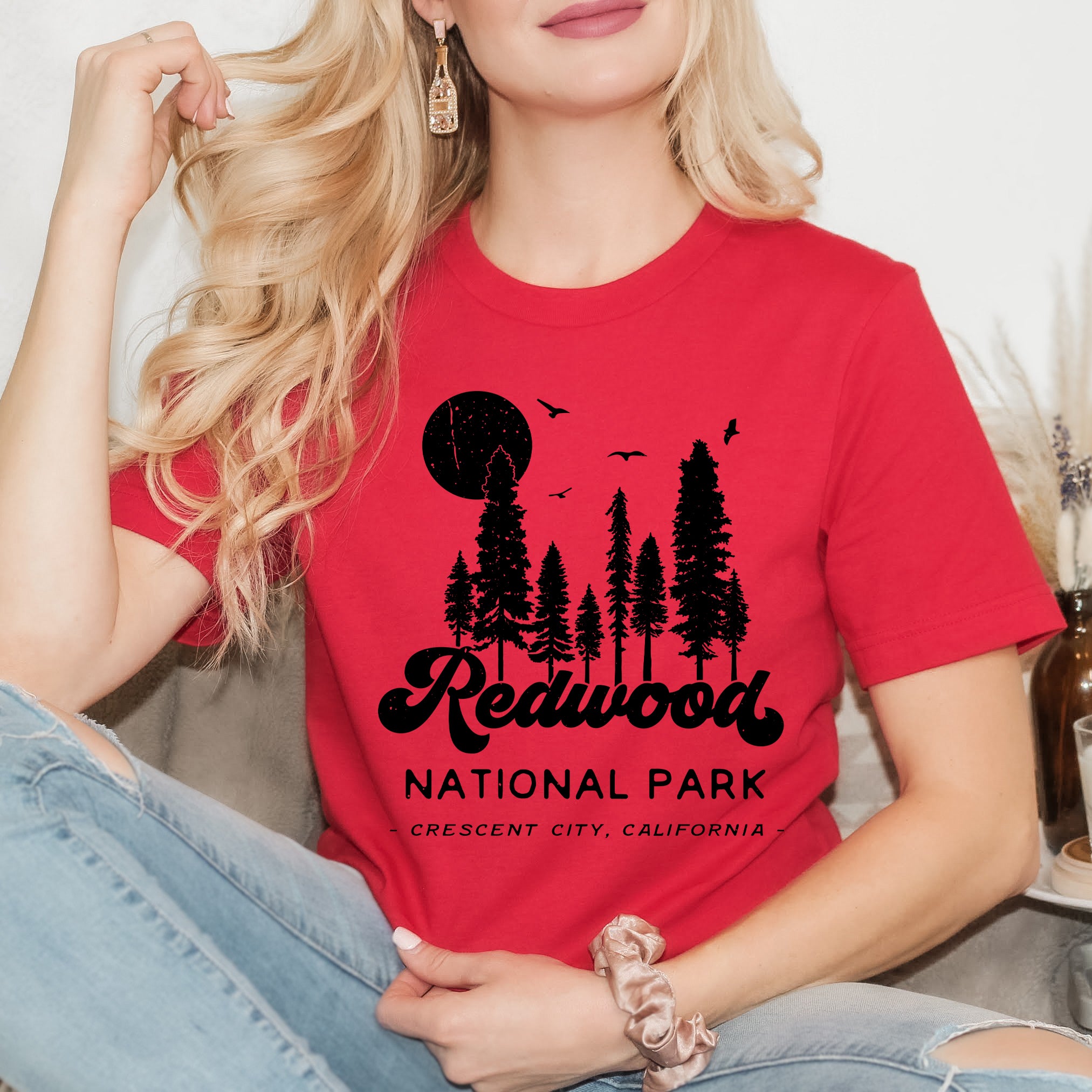 Redwood National Park Trees | Short Sleeve Graphic Tee