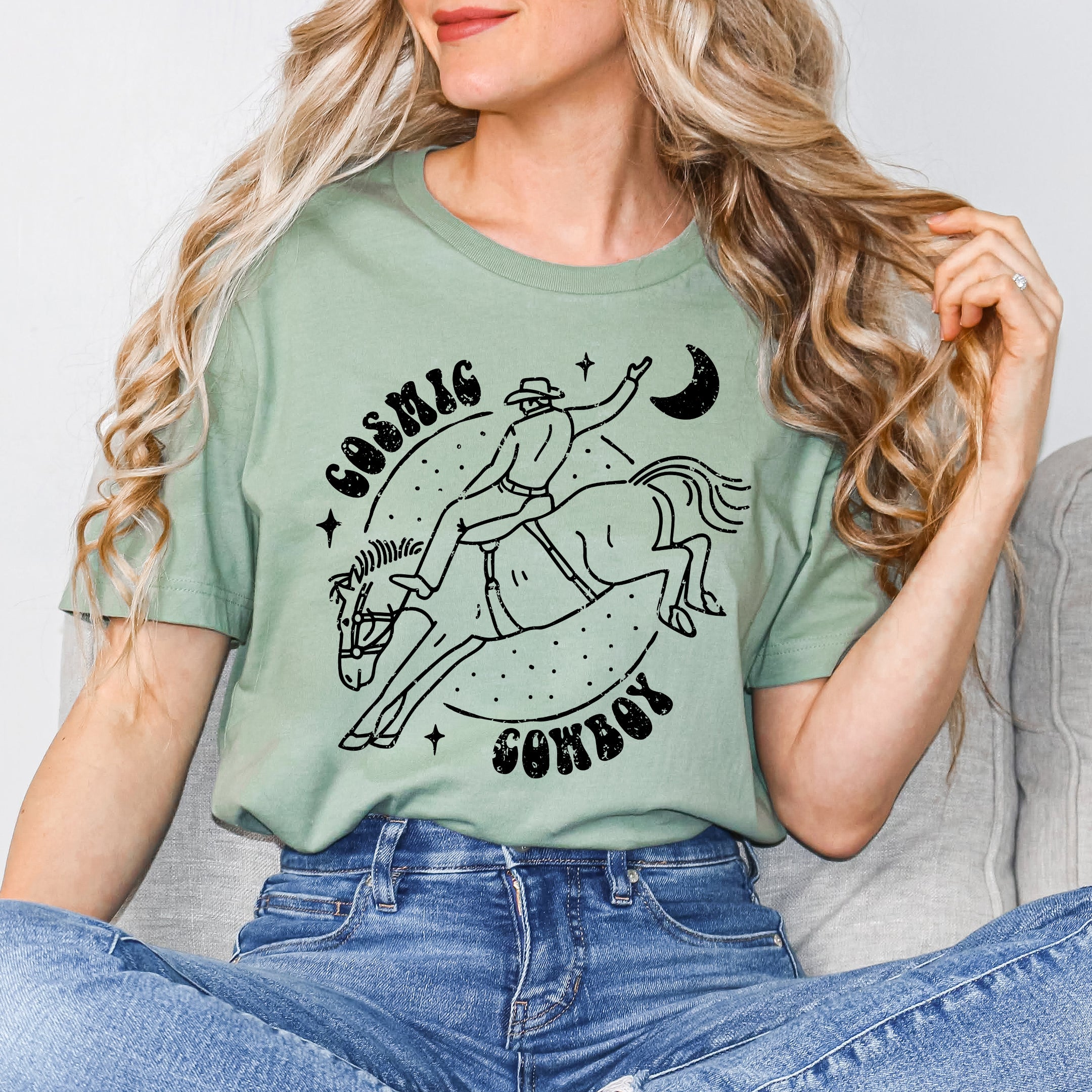 Cosmic Cowboy | Short Sleeve Graphic Tee