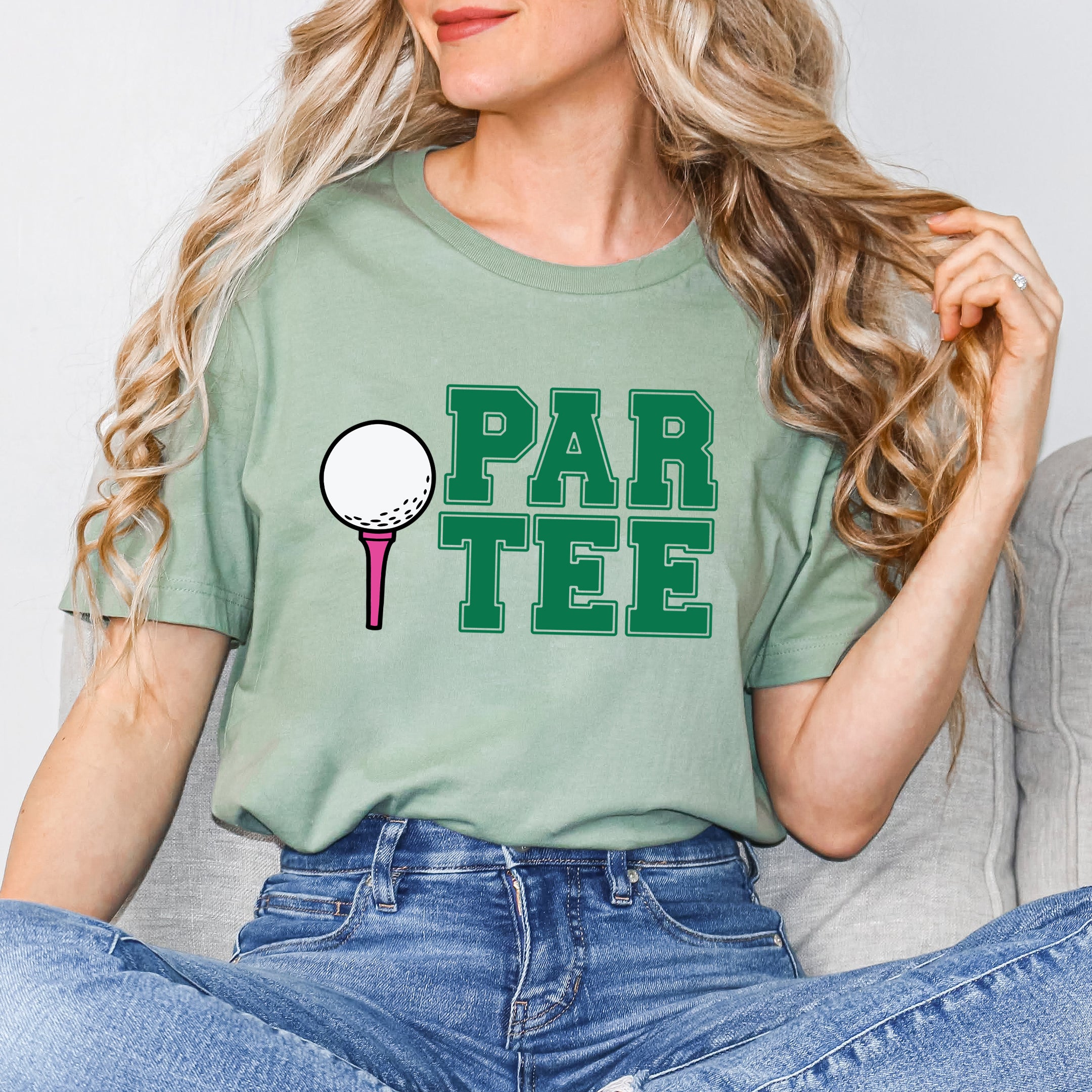 Golf Par Tee Varsity | Short Sleeve Crew Neck