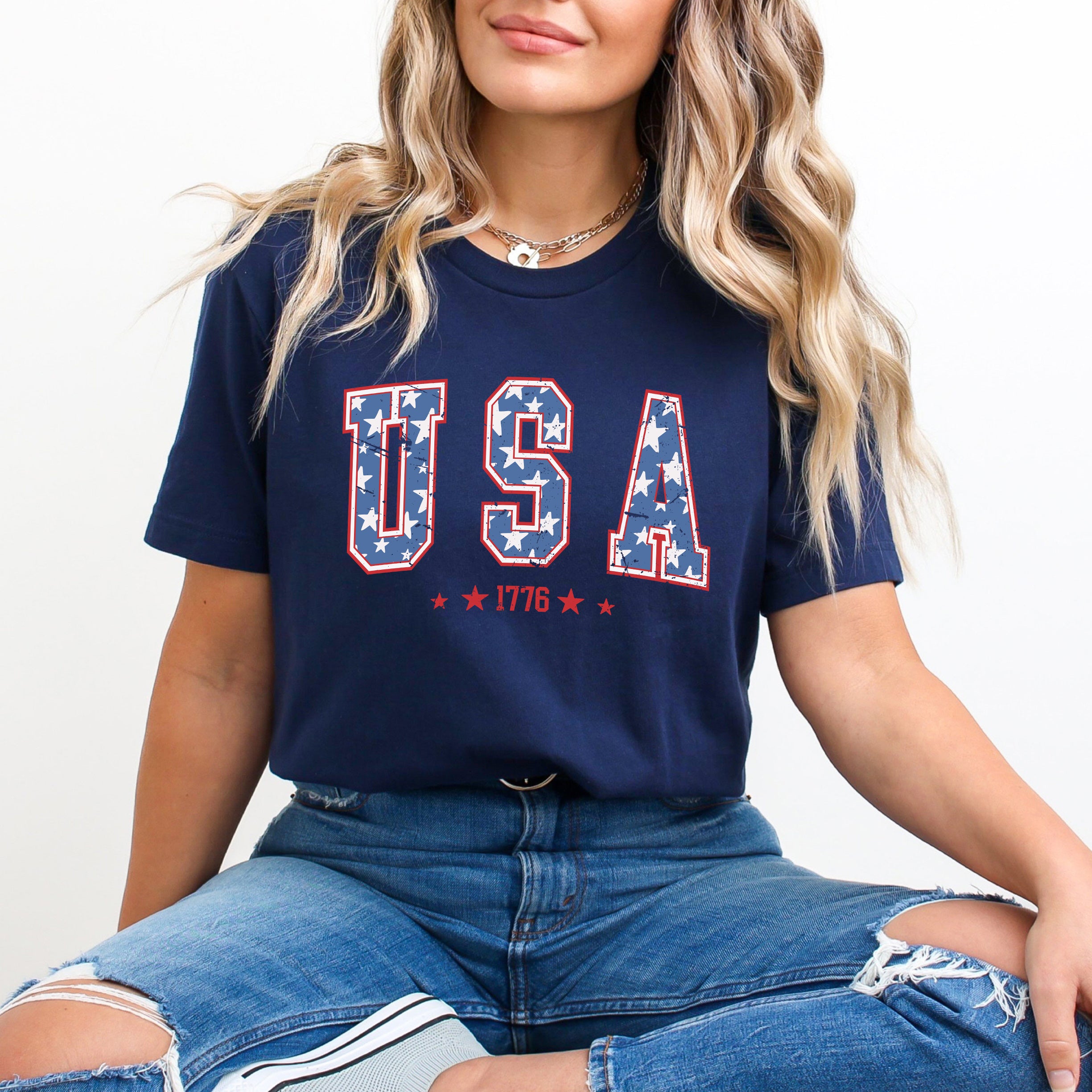 USA Varsity Stars | Short Sleeve Graphic Tee