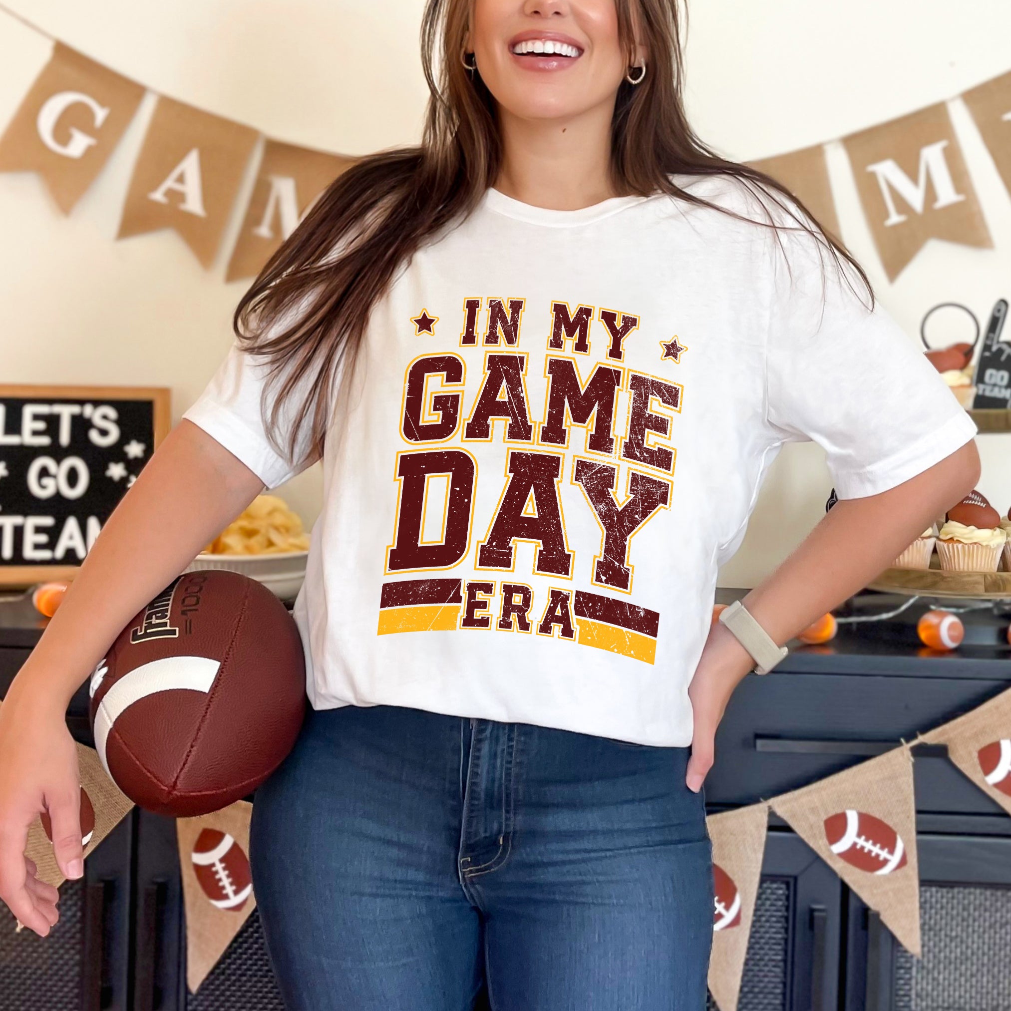In My Game Day Era - Maroon | Short Sleeve Graphic Tee