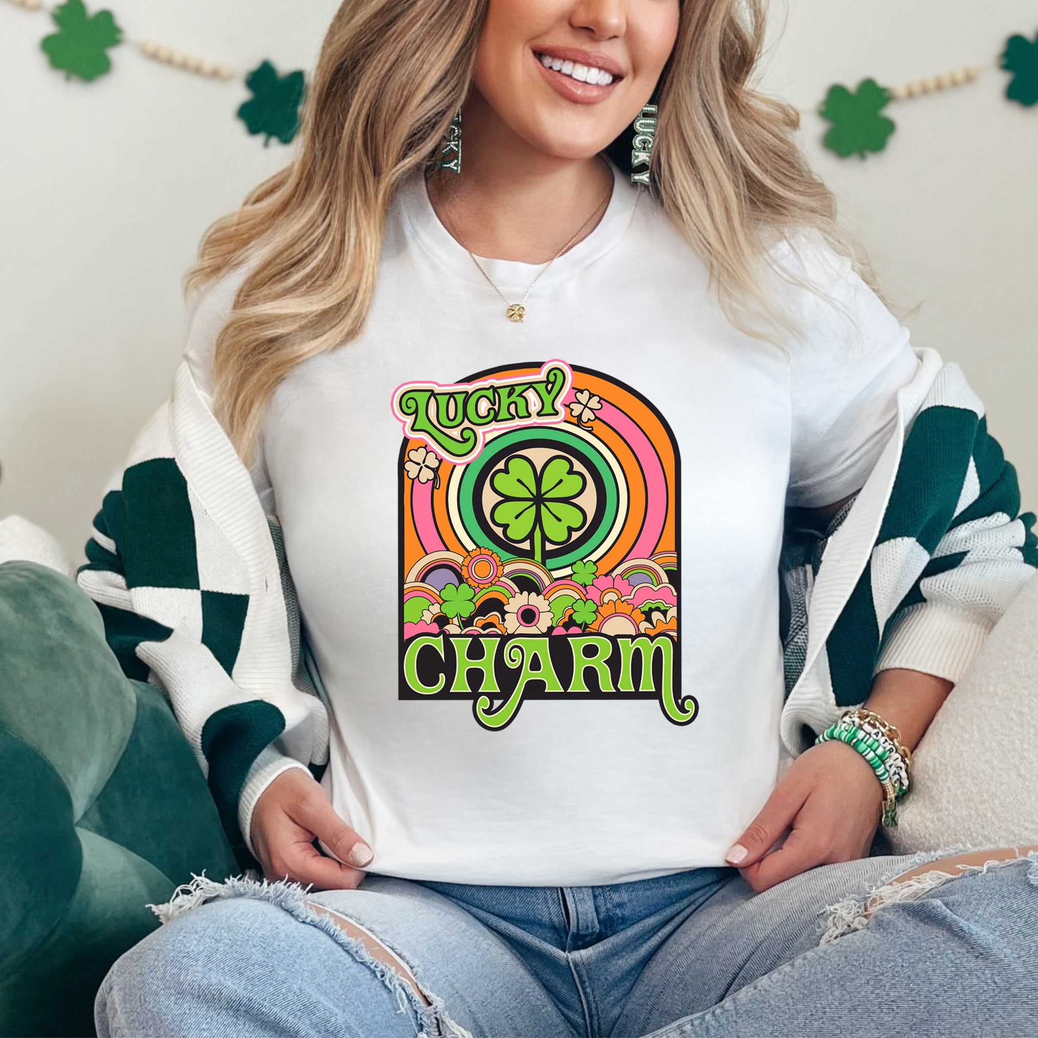Lucky Charm Retro | Short Sleeve Crew Neck