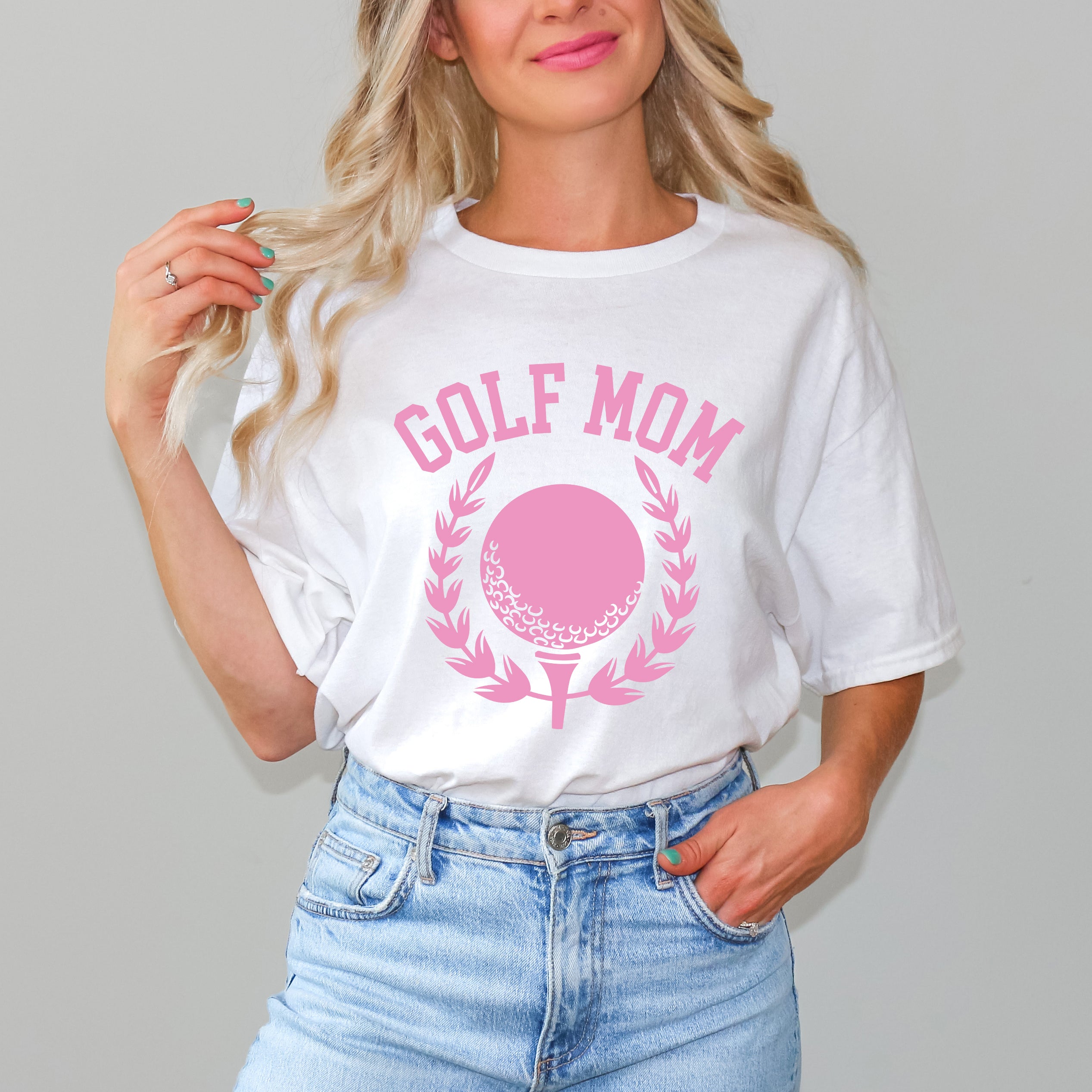 Golf Mom Tee | Short Sleeve Crew Neck