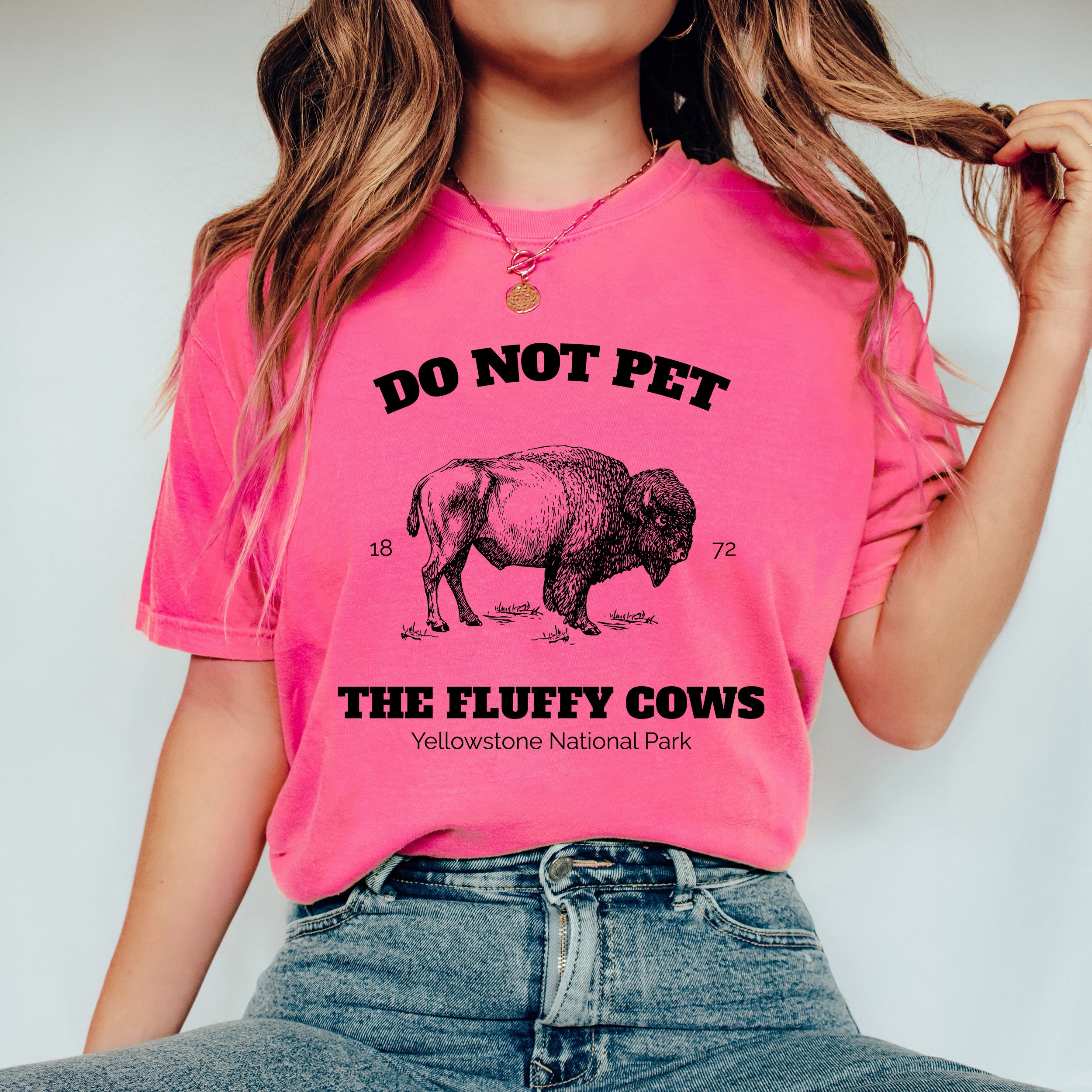 Yellowstone Fluffy Cows | Garment Dyed Tee
