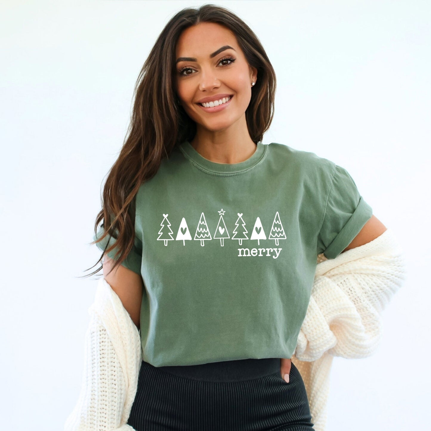 Merry Trees | Garment Dyed Tee