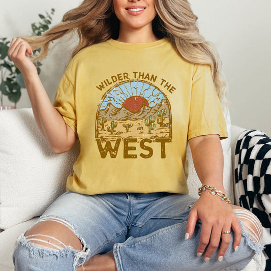 Wilder Than The West | Garment Dyed Tee