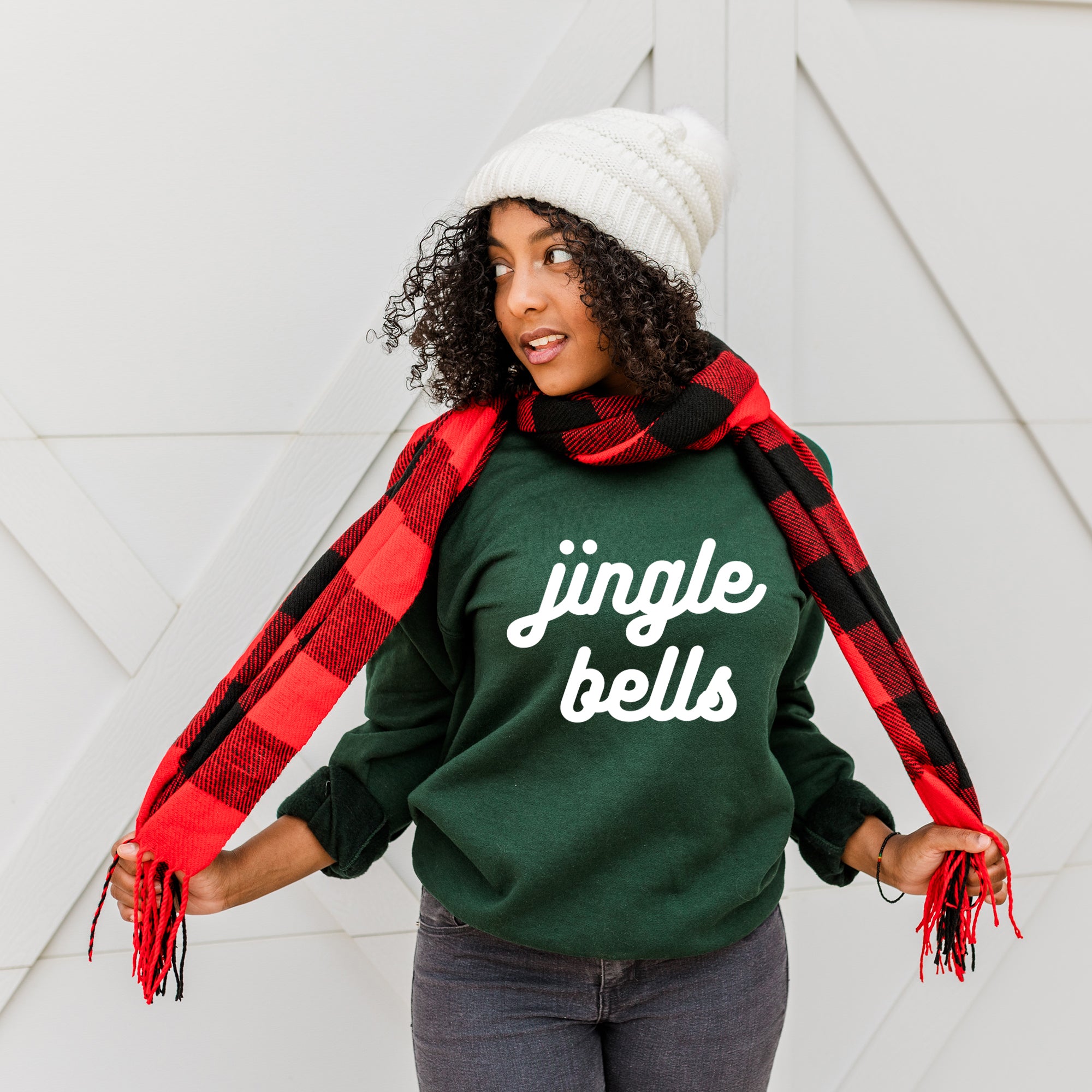 Jingle Bells Bold Cursive | Sweatshirt