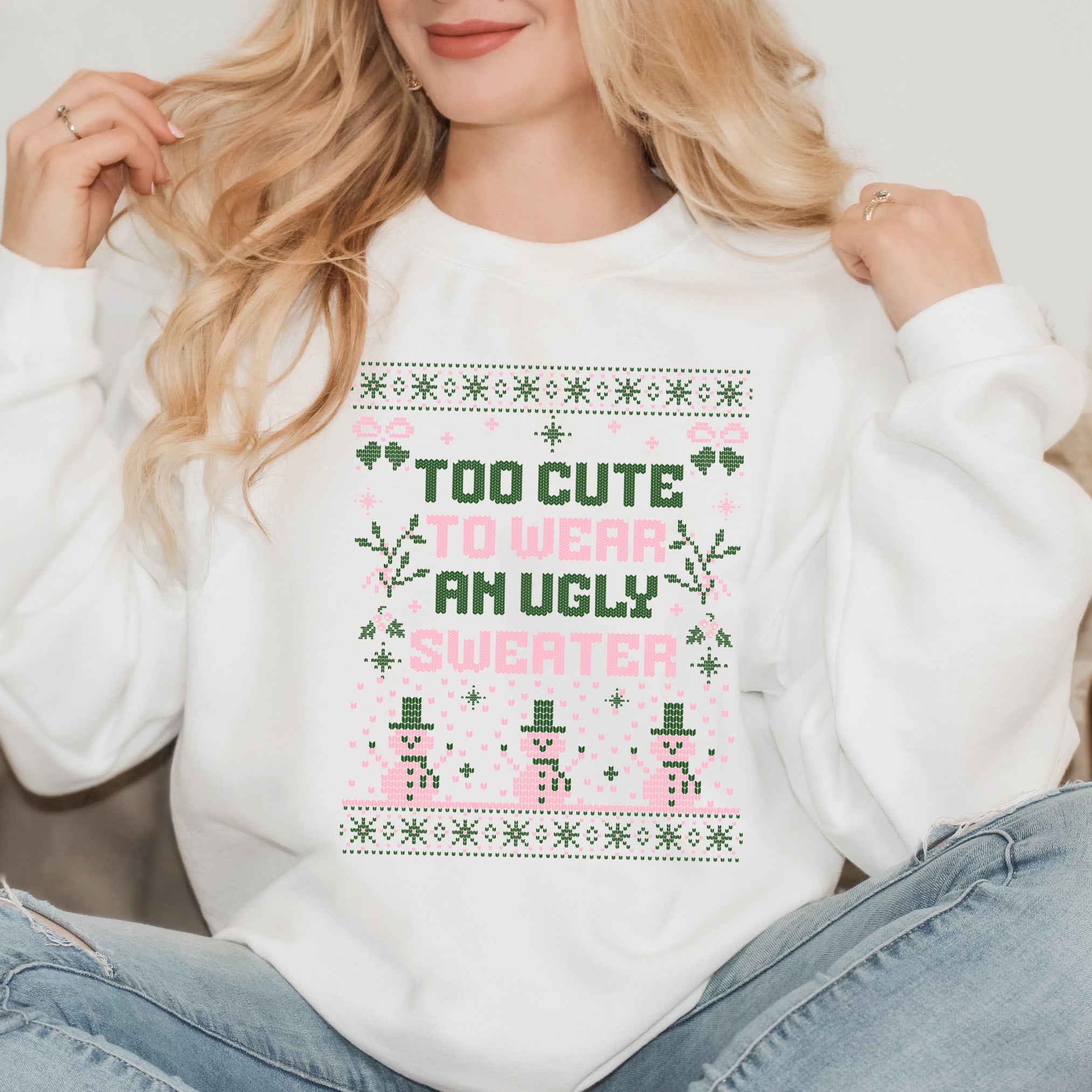 Too Cute Ugly Sweater | Sweatshirt