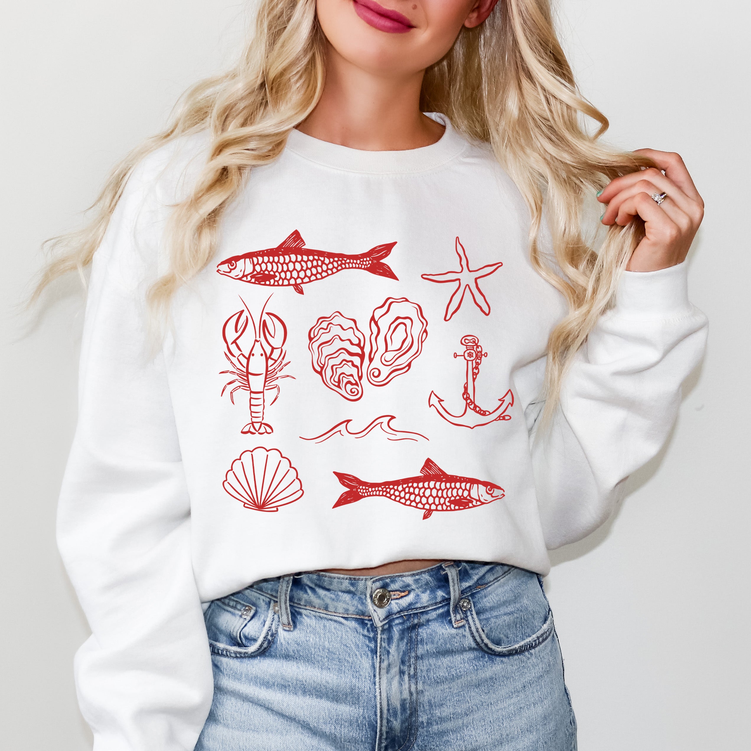 Fisherman Collage | Sweatshirt