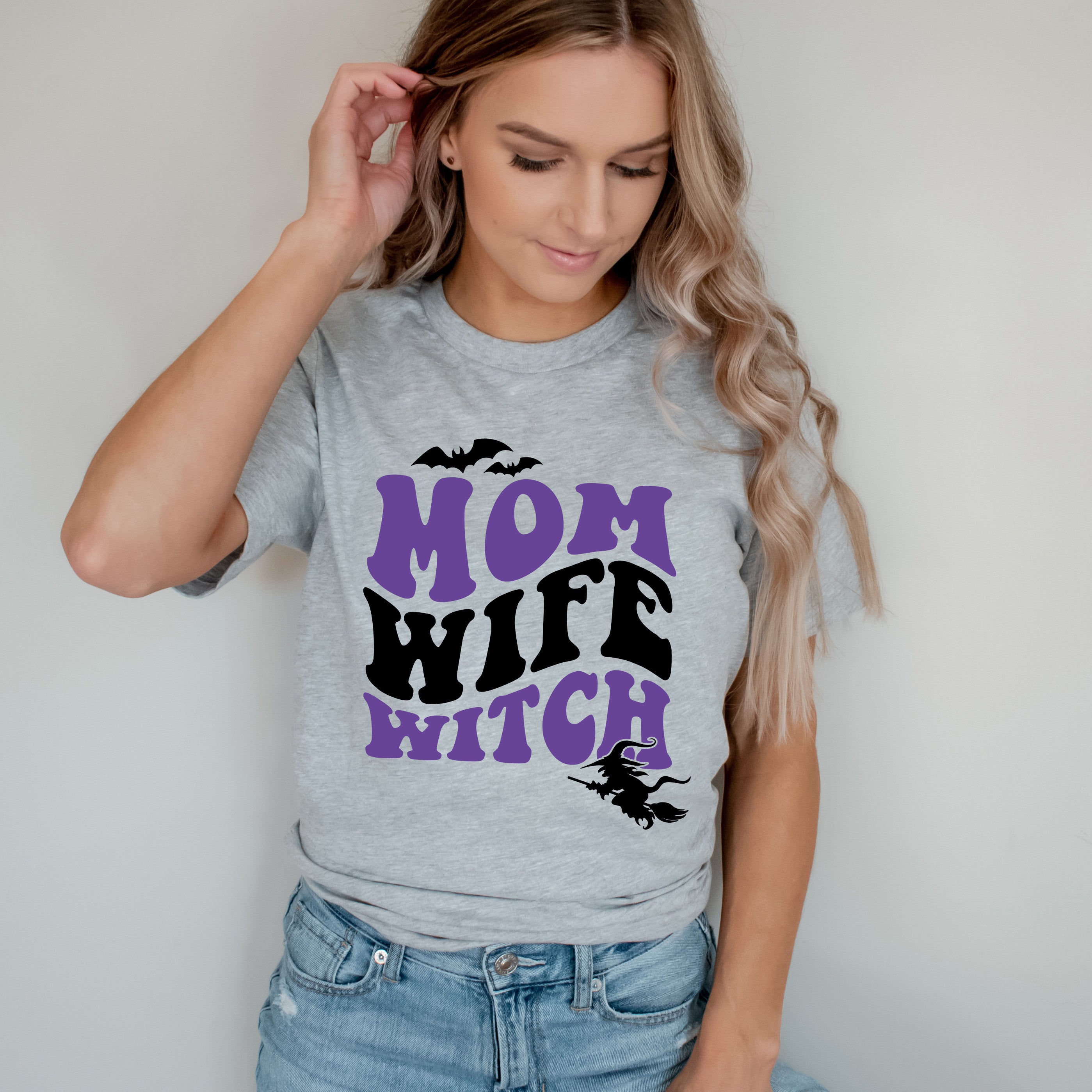 Mom Witch Wife Colorful | Short Sleeve Graphic Tee