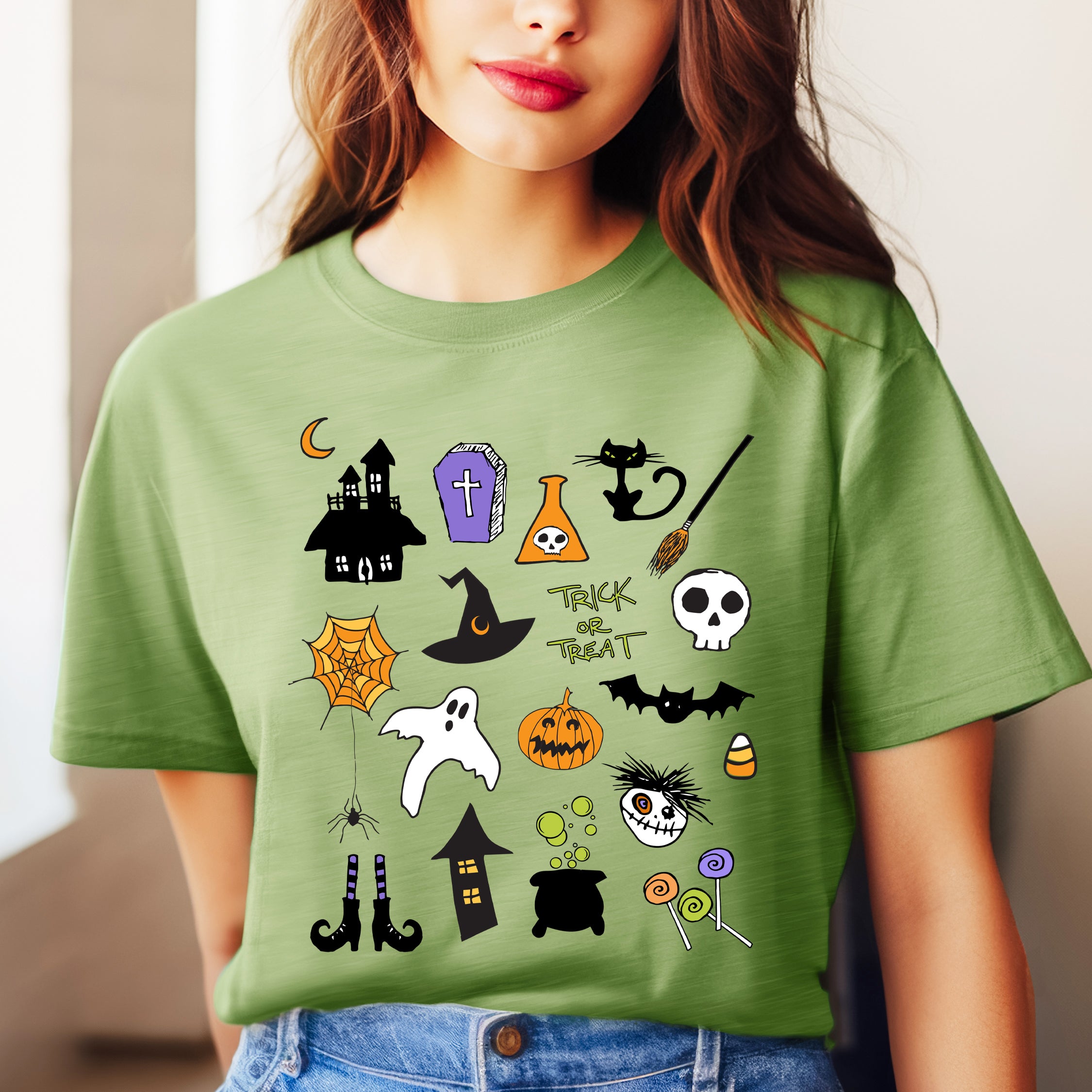 Halloween Collage | Short Sleeve Graphic Tee