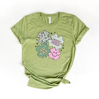 Stay Gold Lucky Shamrocks | Short Sleeve Graphic Tee