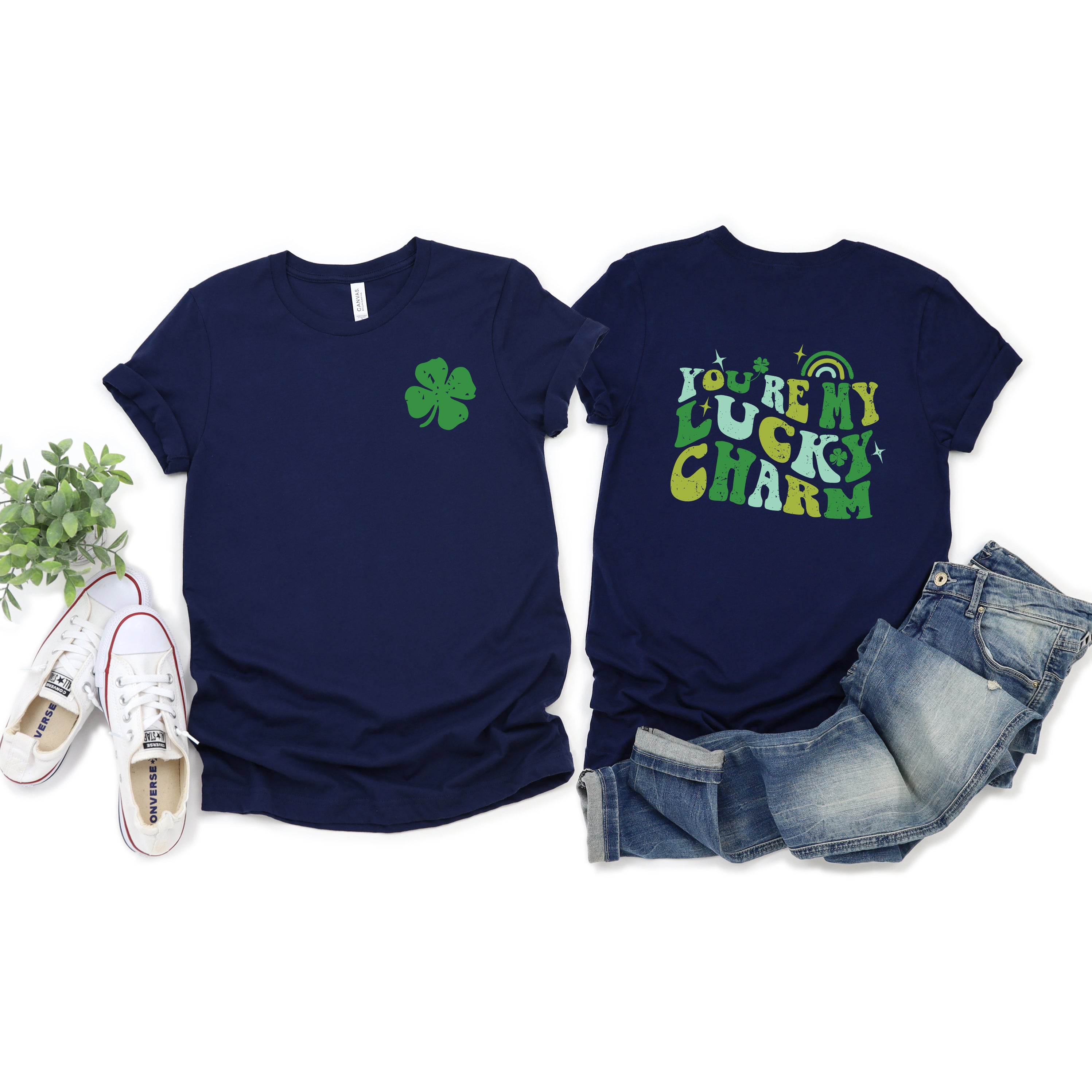 You're My Lucky Charm | Front & Back Short Sleeve Graphic Tee