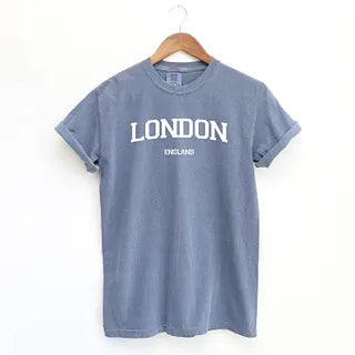 London England Varsity | Garment Dyed Tee