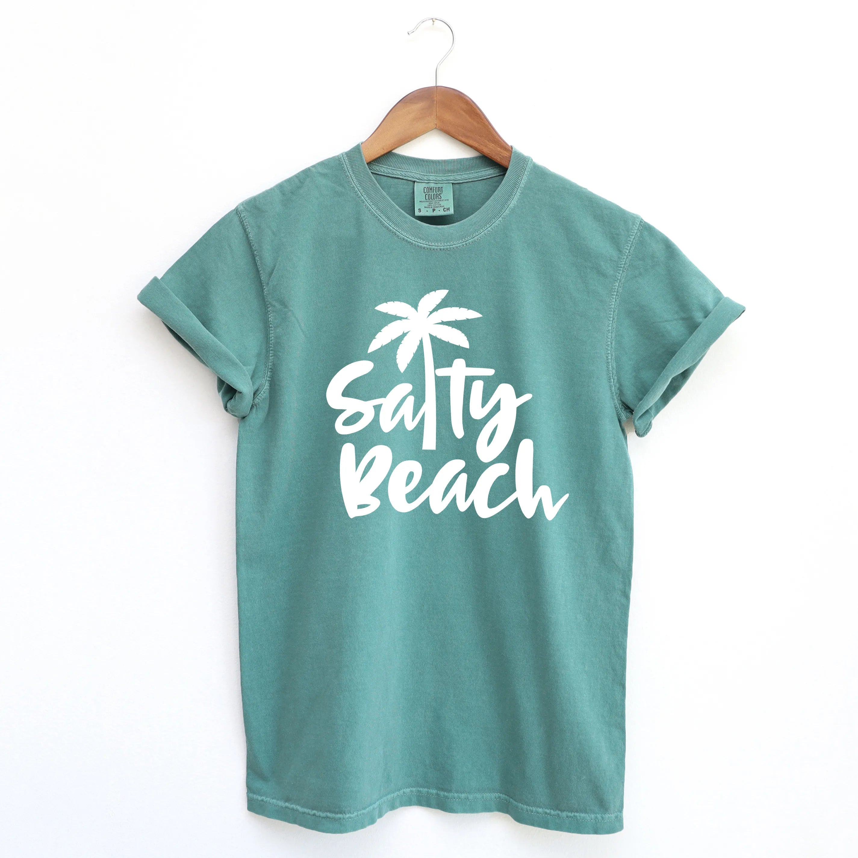 Salty Beach | Garment Dyed Short Sleeve Tee