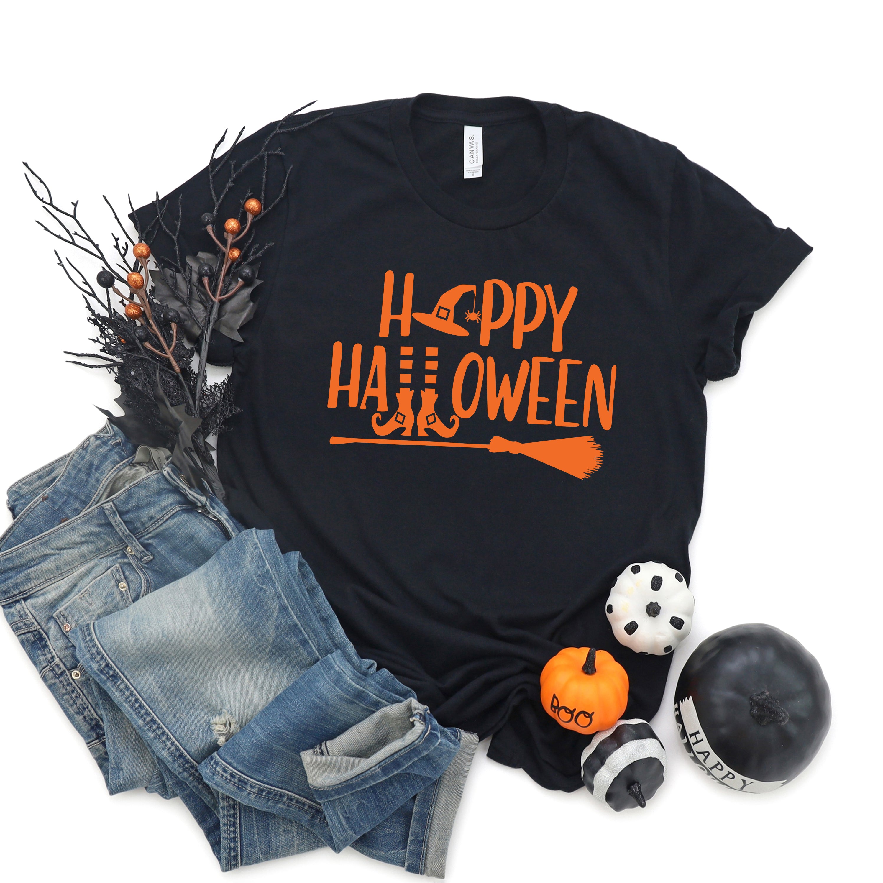 Happy Halloween | Short Sleeve Crew Neck