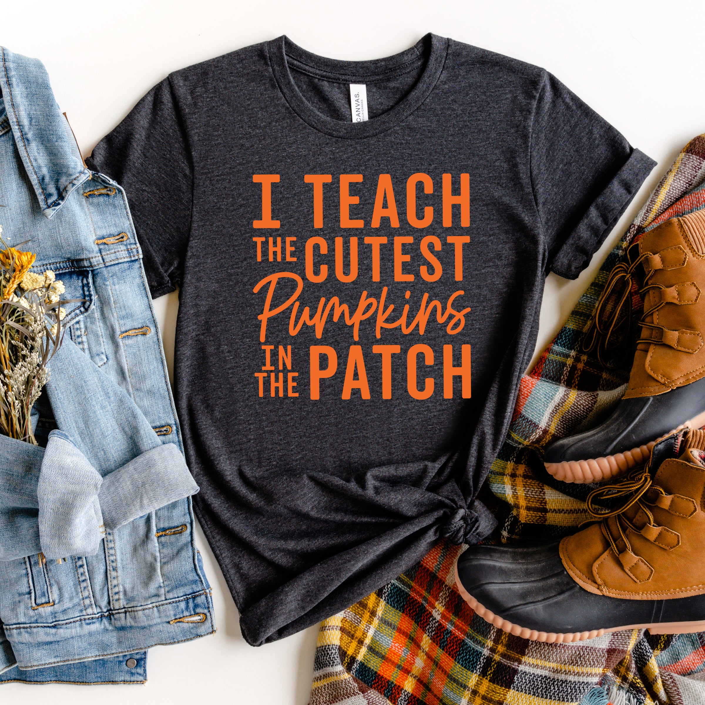 I Teach the Cutest Pumpkins in the Patch | Short Sleeve Graphic Tee